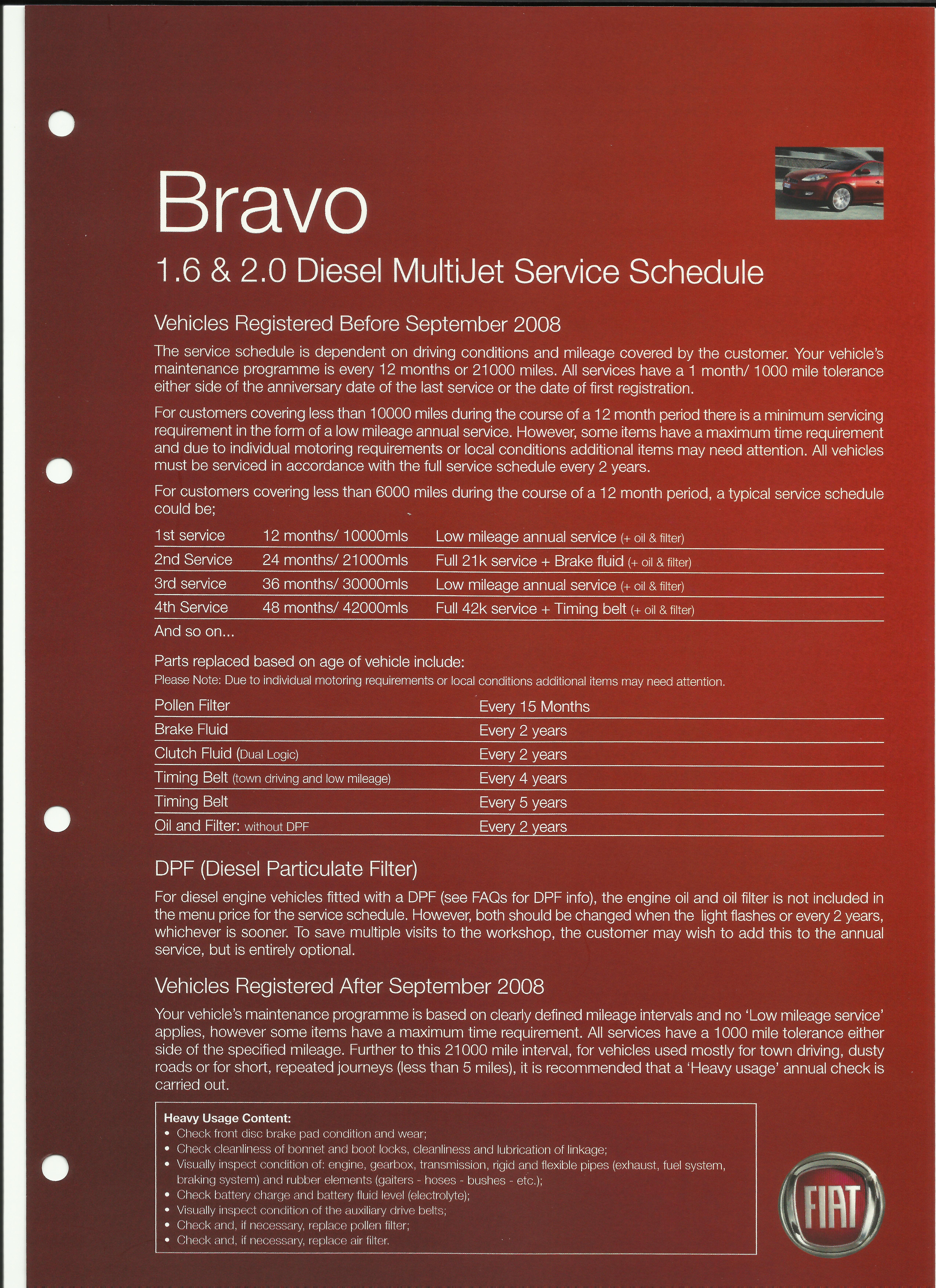 Bravo servicing 3