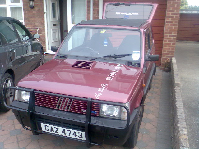 The FIAT Forum gaz wrexham's Panda Sisley