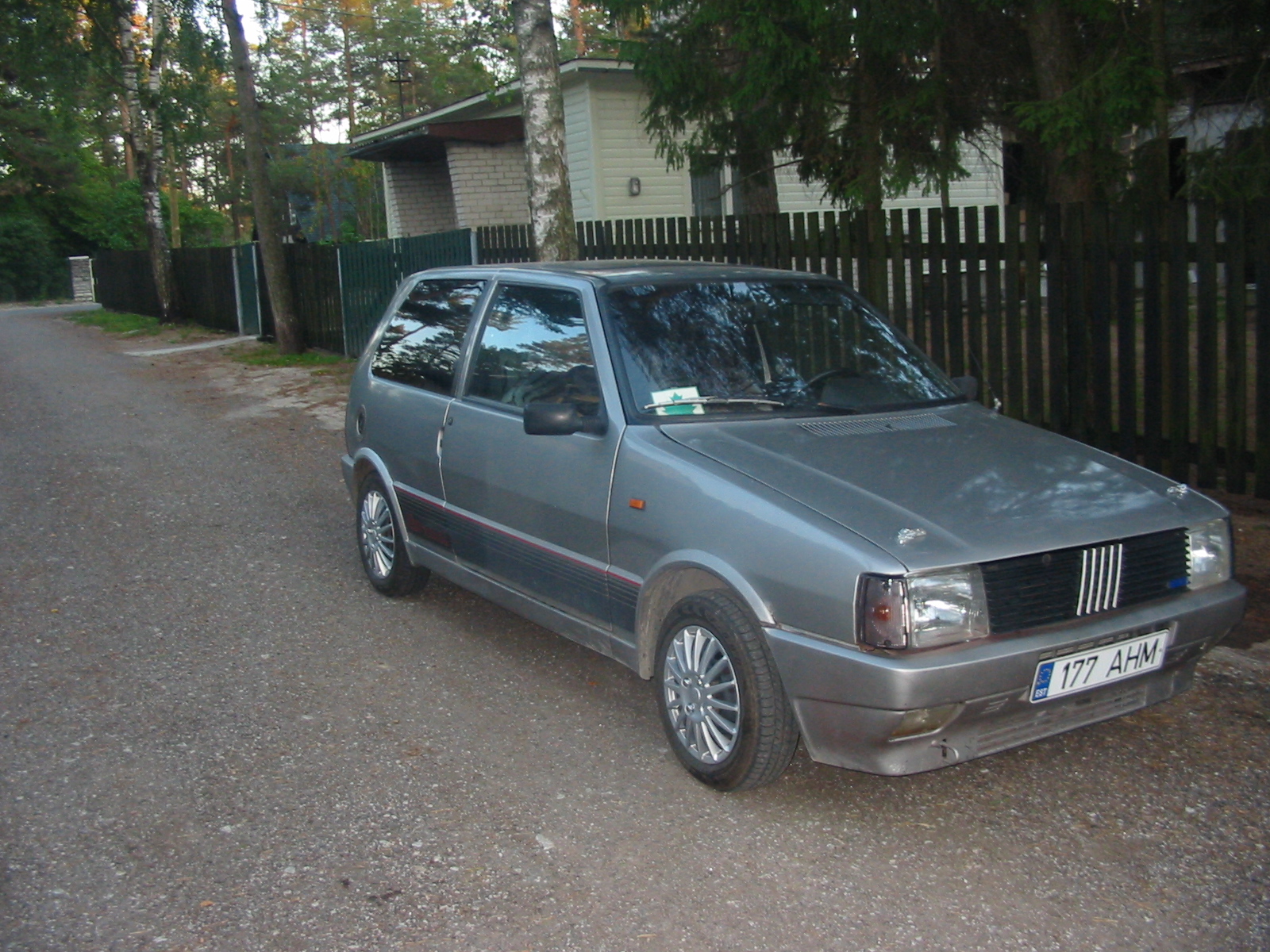 This is my fiat uno turbo It was first registered at 01011986
