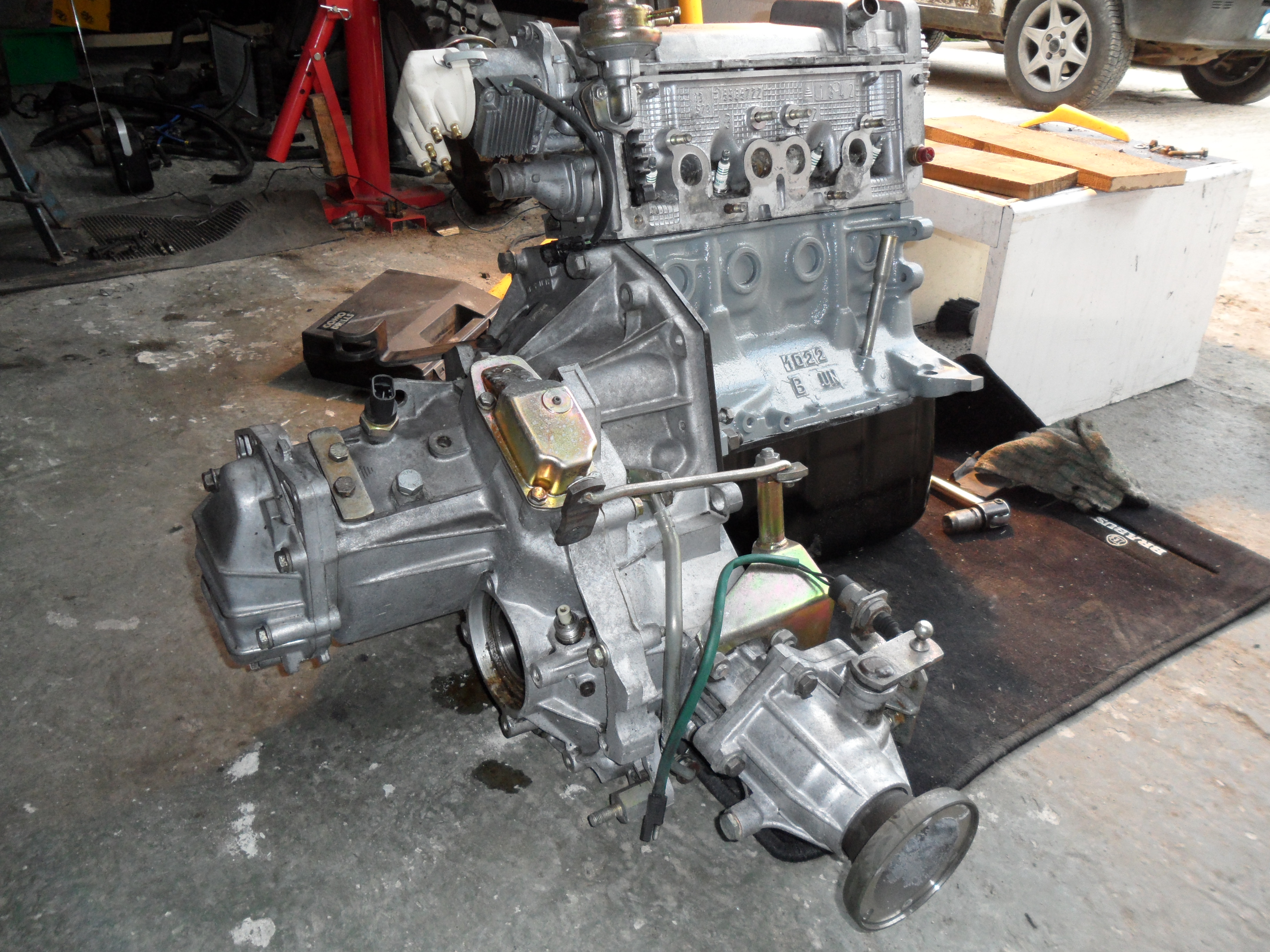 Engine and gearbox 4x4 Panda