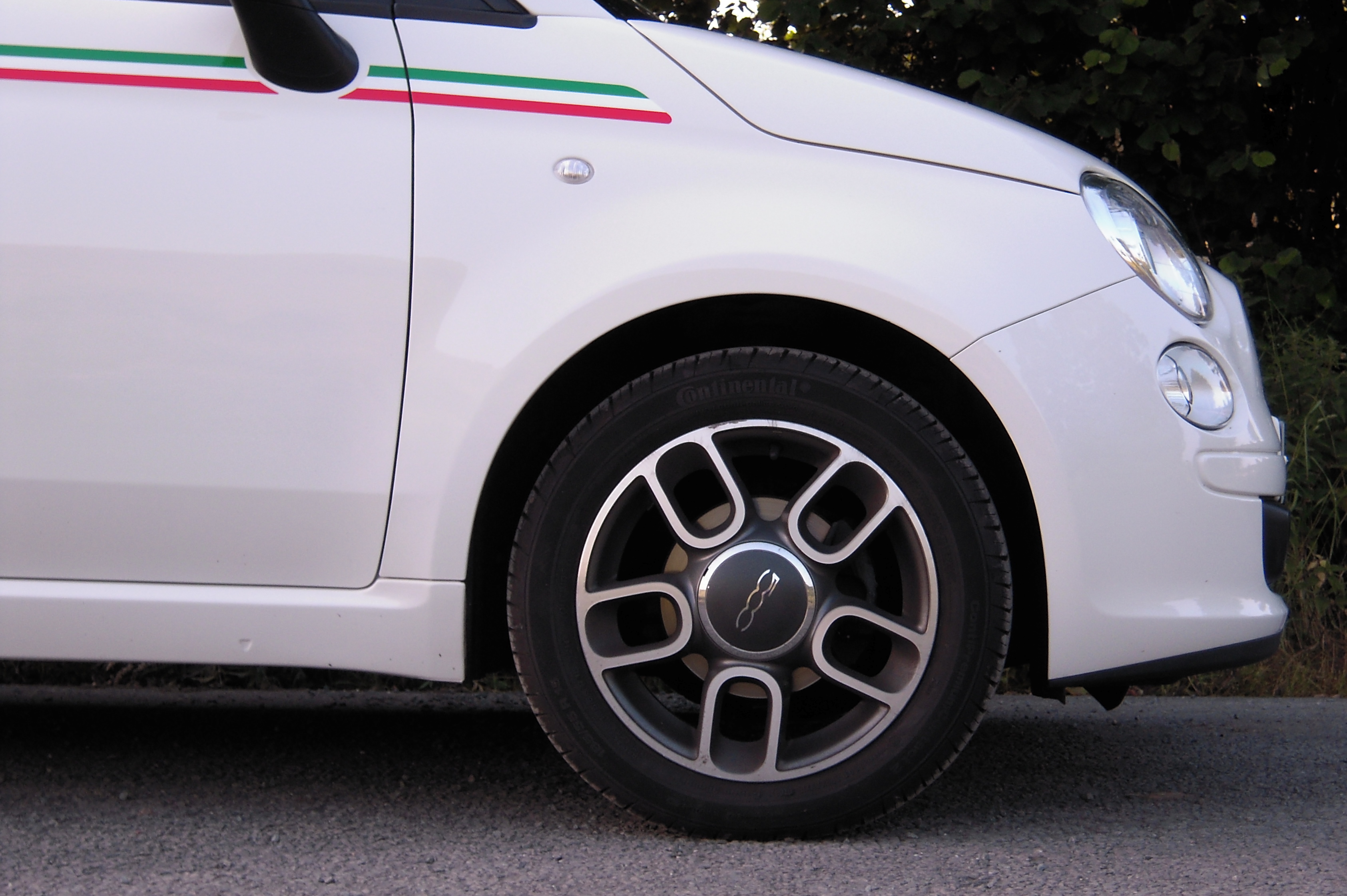 Fiat 500 2-tone wheels