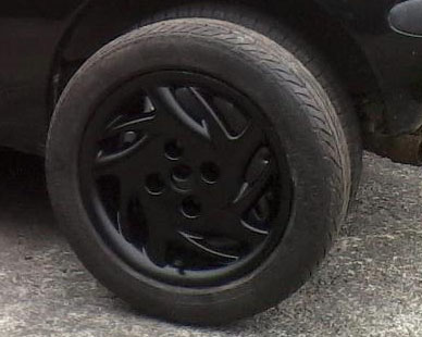 My black wheels