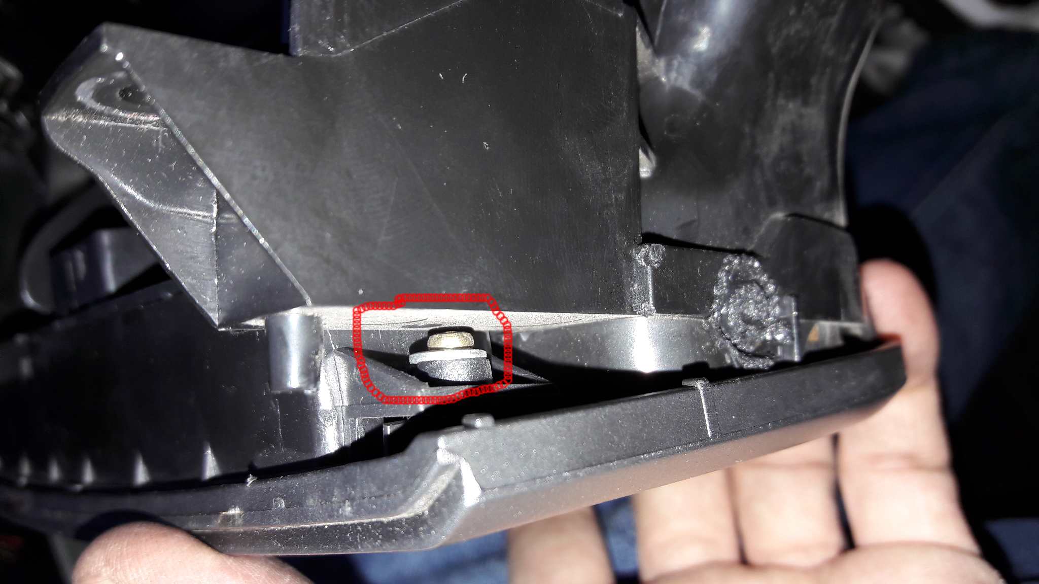 Screw for disassemble button???