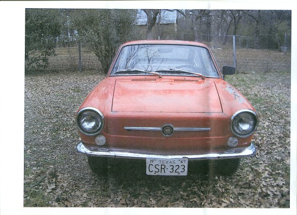 Stan's 1967 Fiat 850 Coupe Front