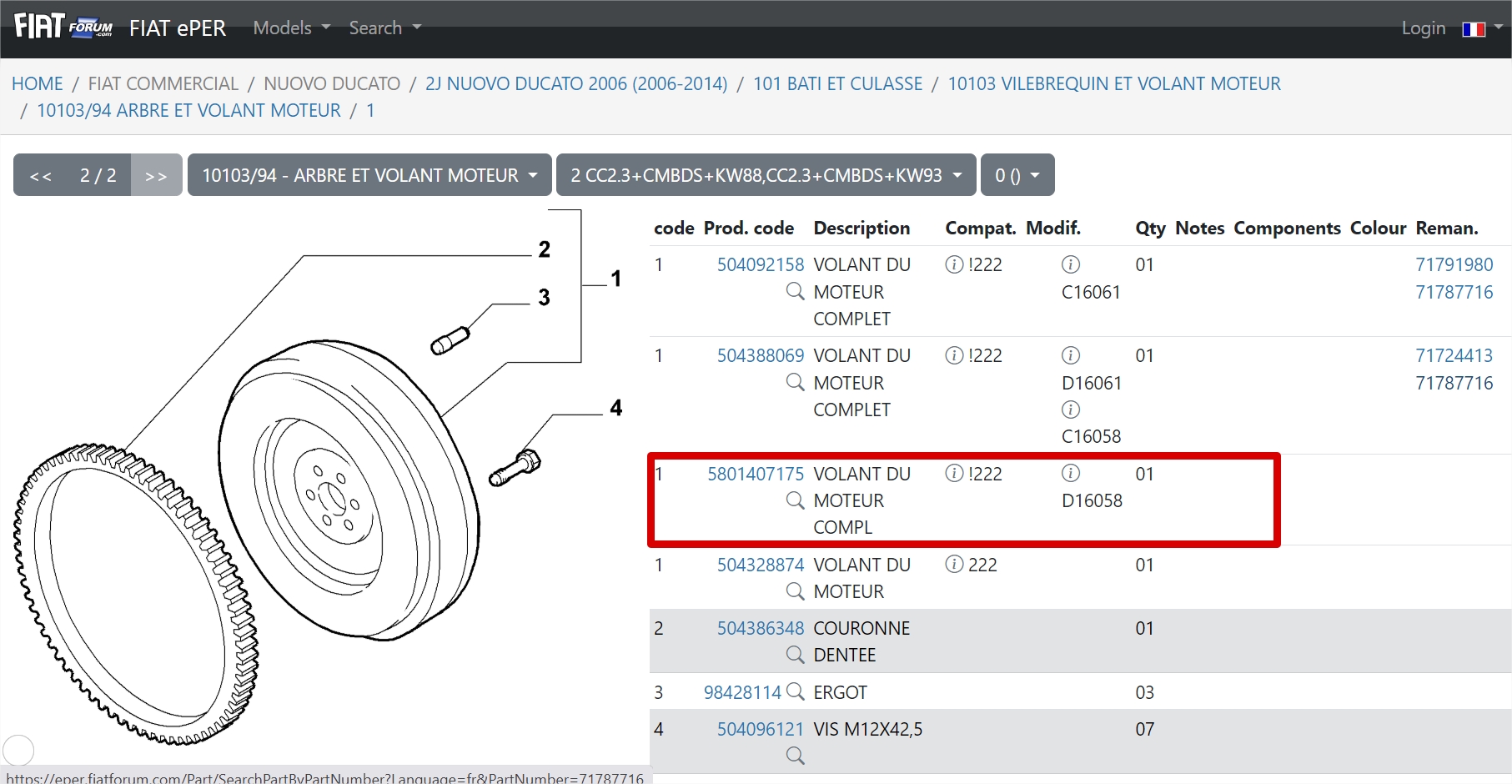 1010394 - ARBRE ET VOLANT MOTEUR - FIAT NUOVO DUCATO 2006 (2006-2014)  FIAT ePER - Online spar...jpg