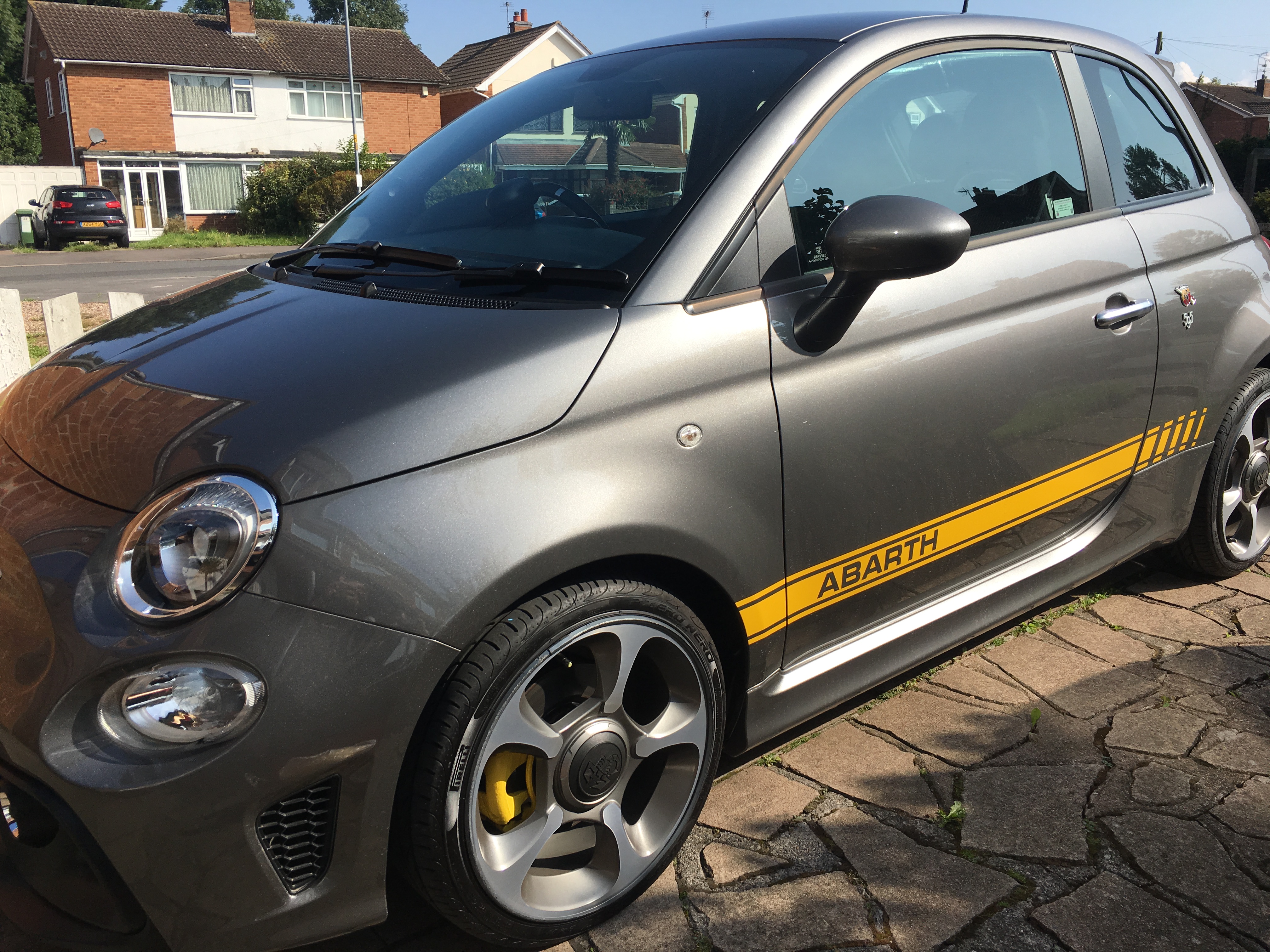 Abarth wing discount mirror covers