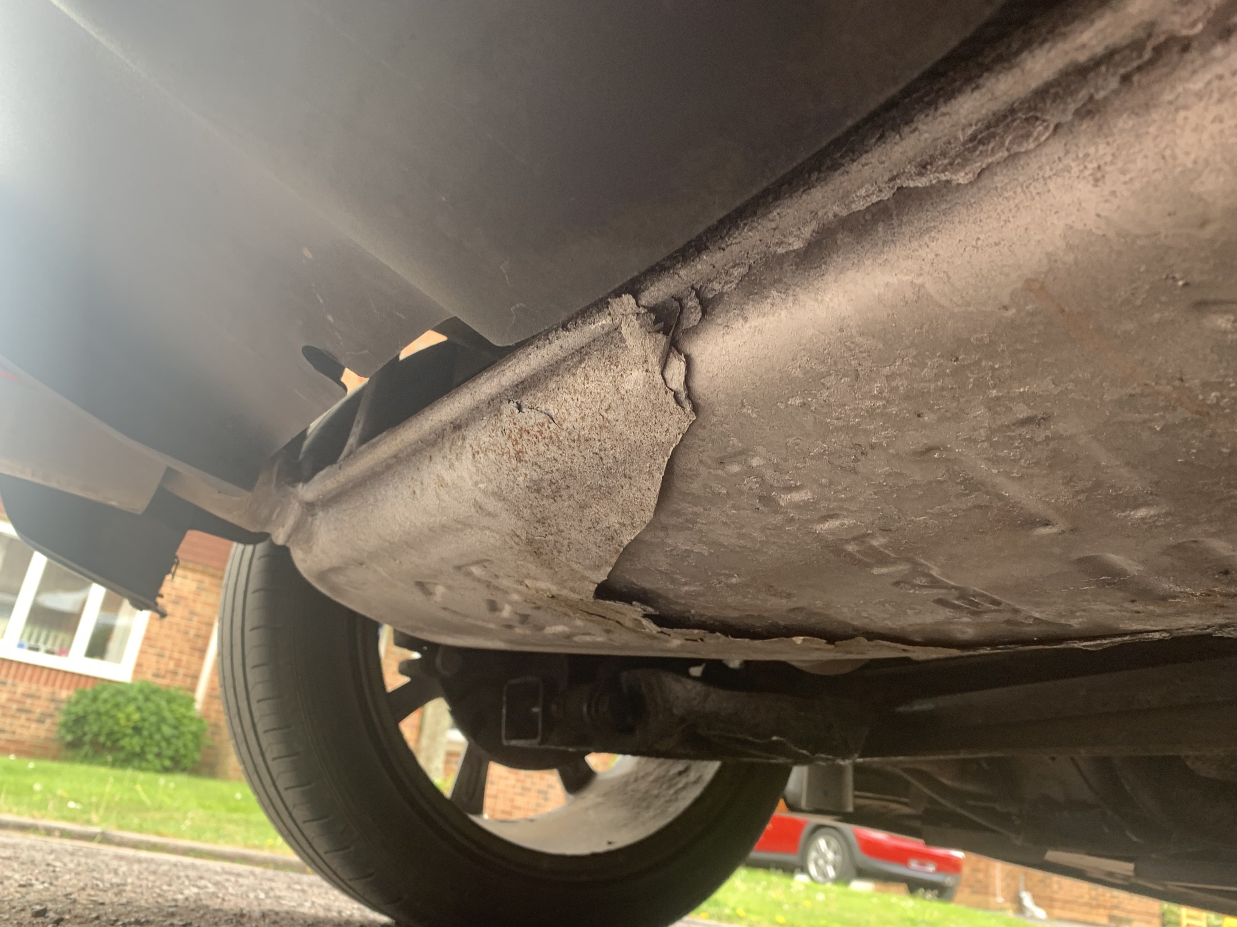 Fiat 500 online rear exhaust box