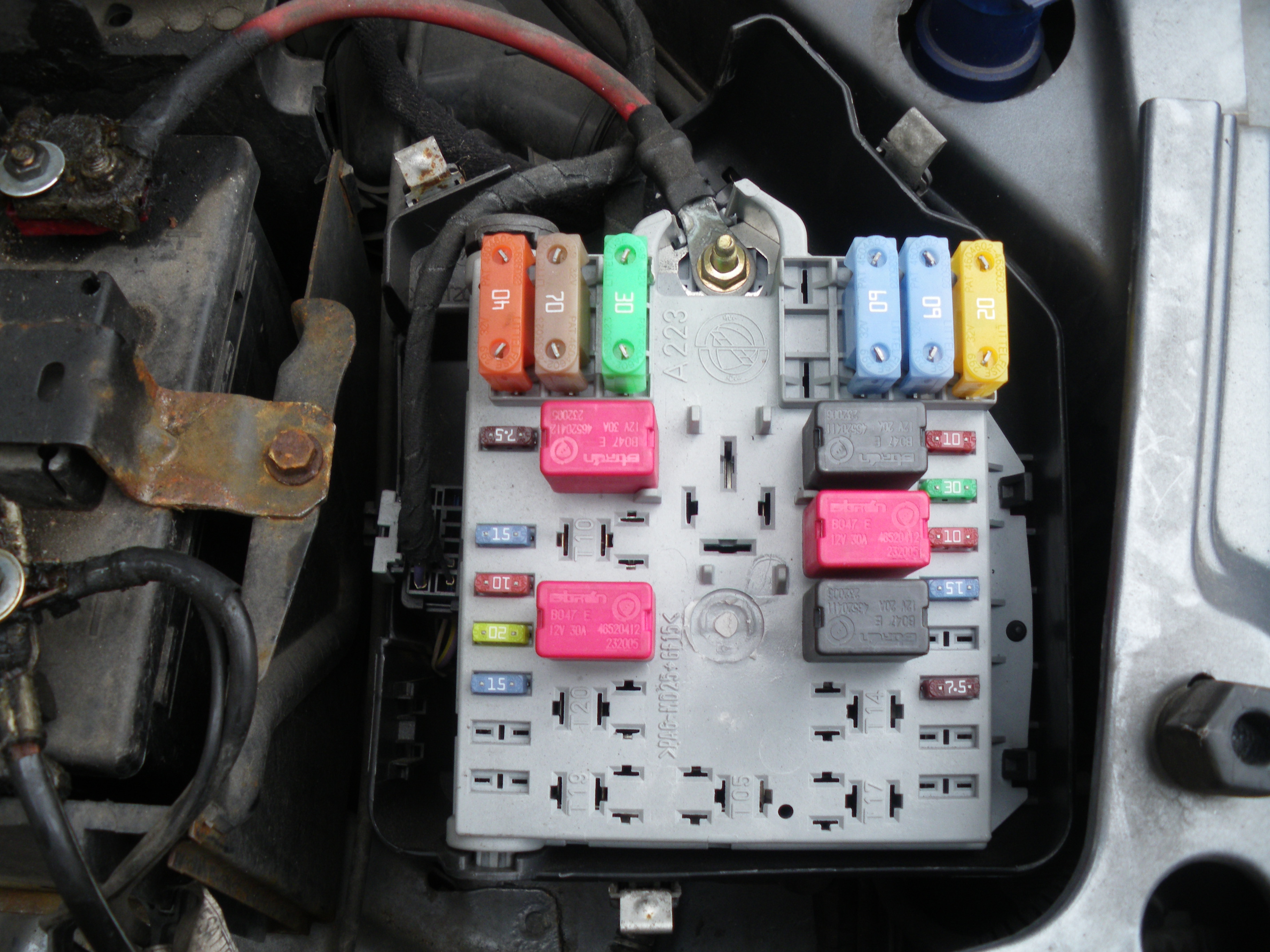 fuse identification FIAT Punto (Mk2/2b) The FIAT Forum