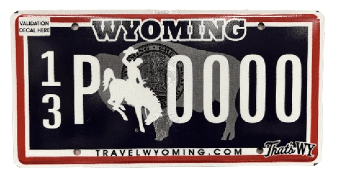 Wyomings new licence plate.png