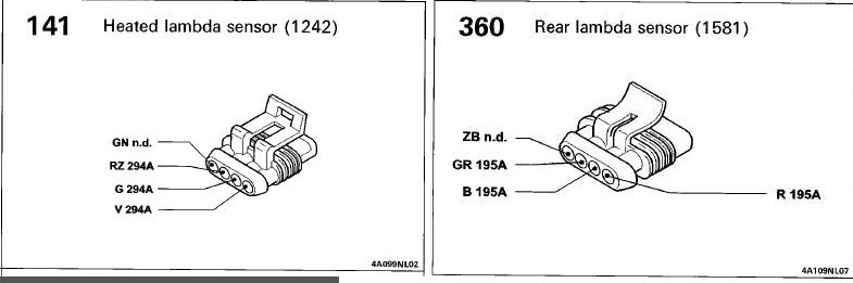 1242 lambda wiring plugs