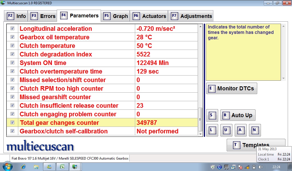 31/05/2013 Status
