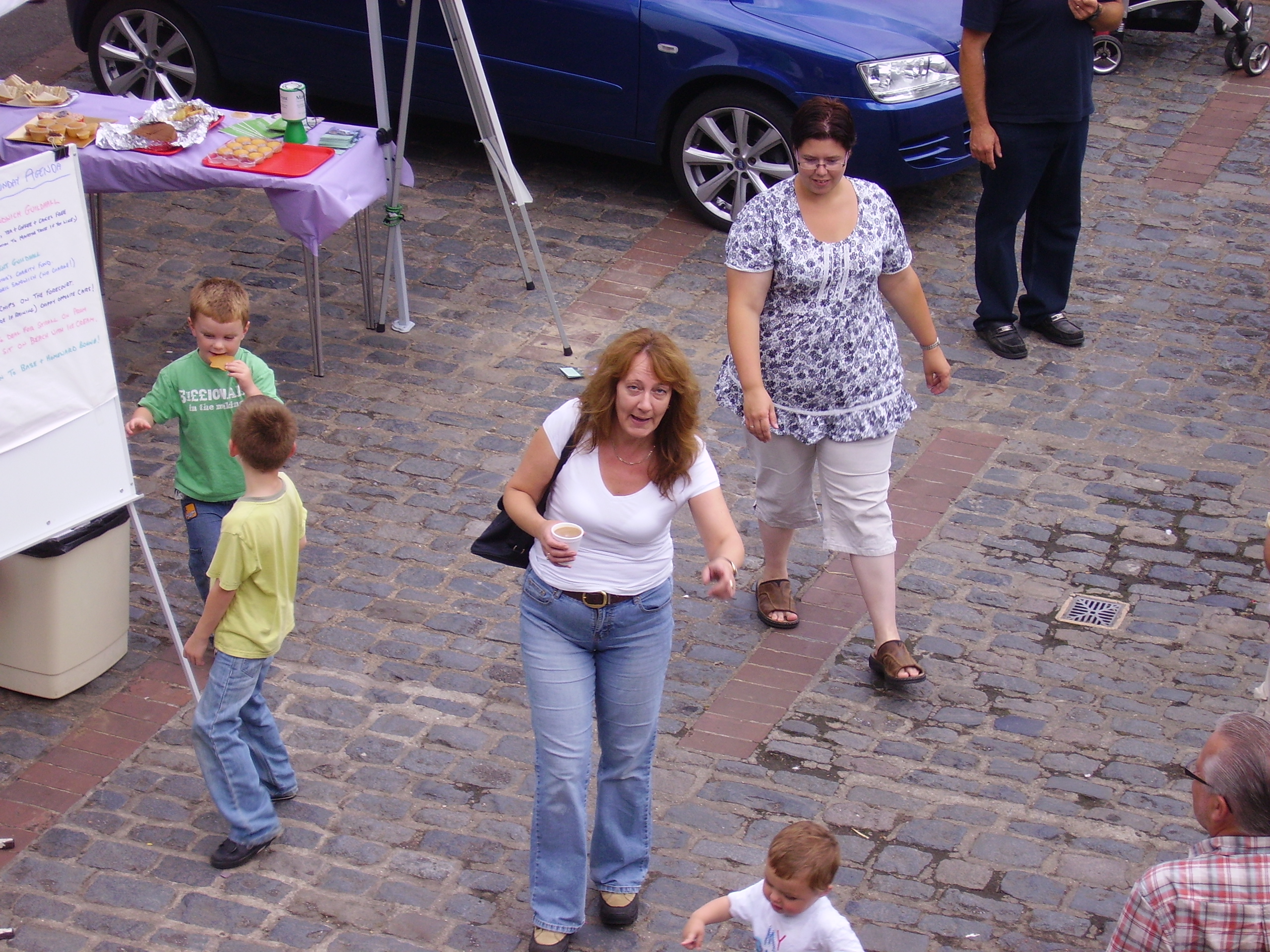 A_real_family_event_Sandwich_Guildhall_forecourt