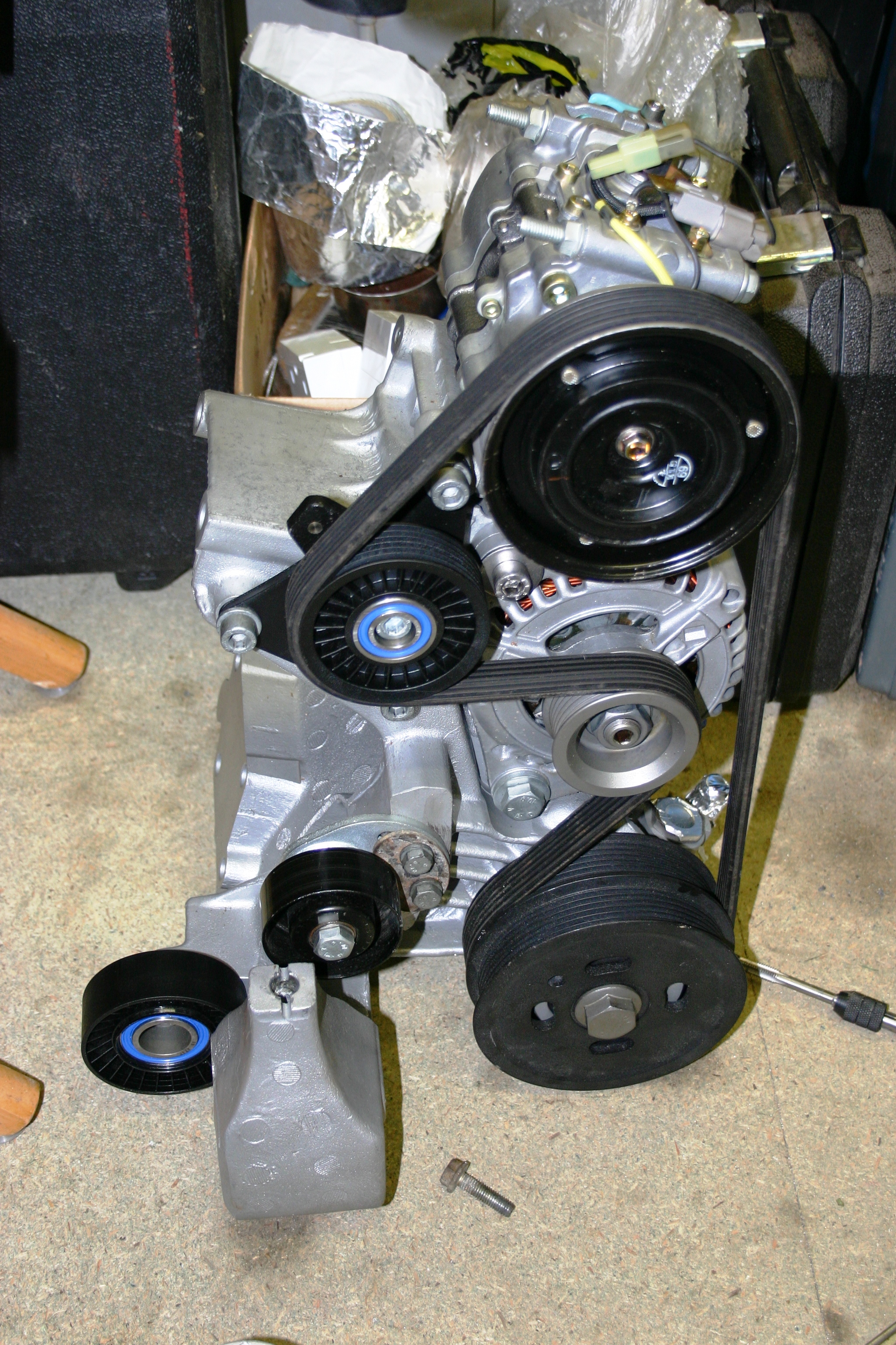 Auxiliary equipment mounting