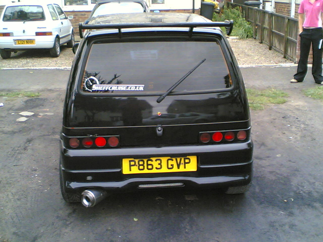 back of fiat cinq 1.1 sporting