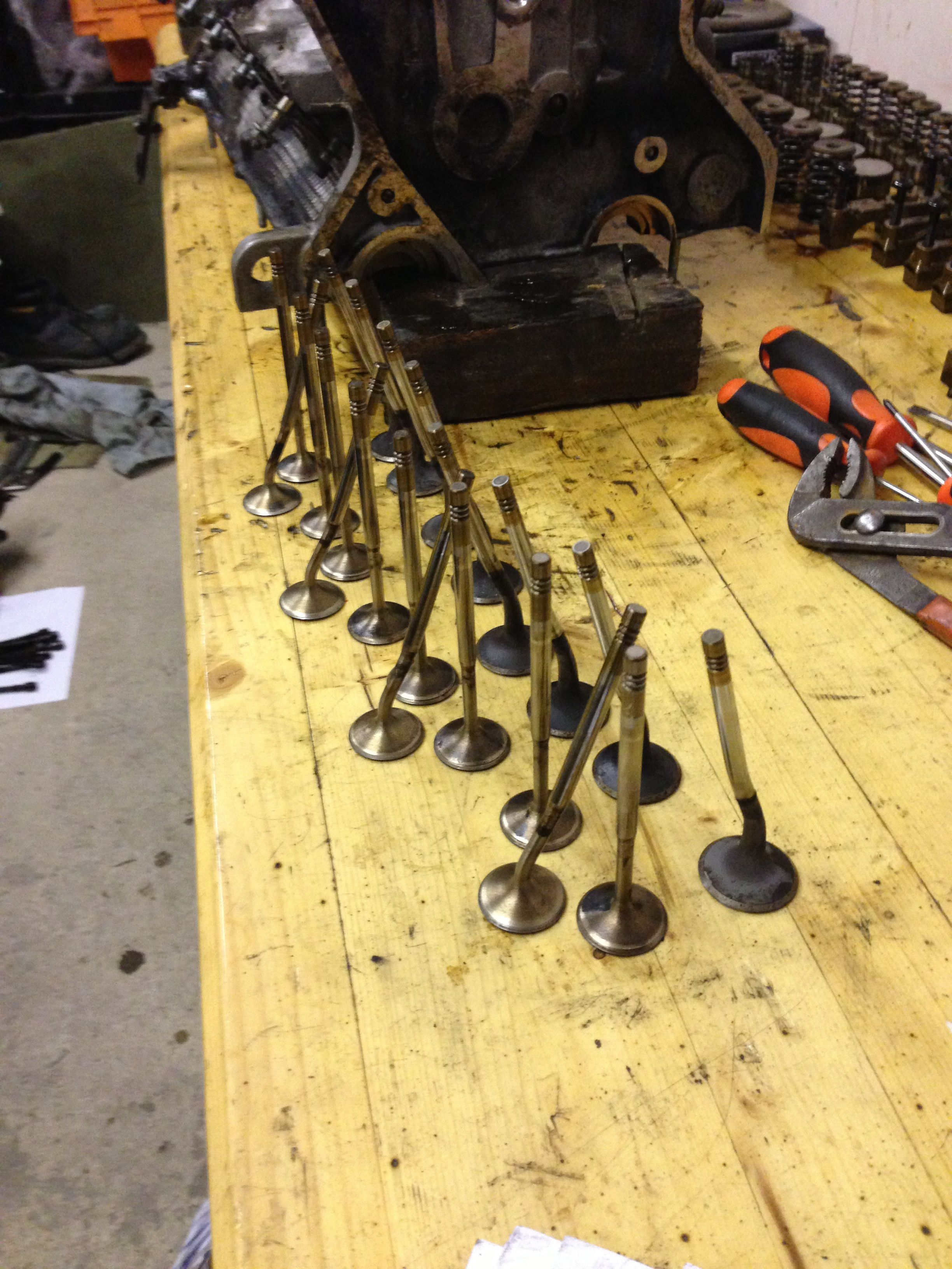 Bent valves