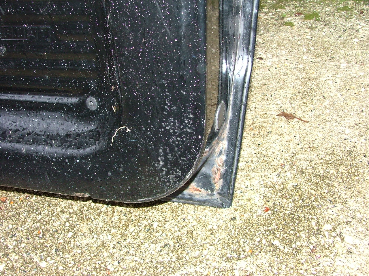 Black Classic Panda doors and bonnet