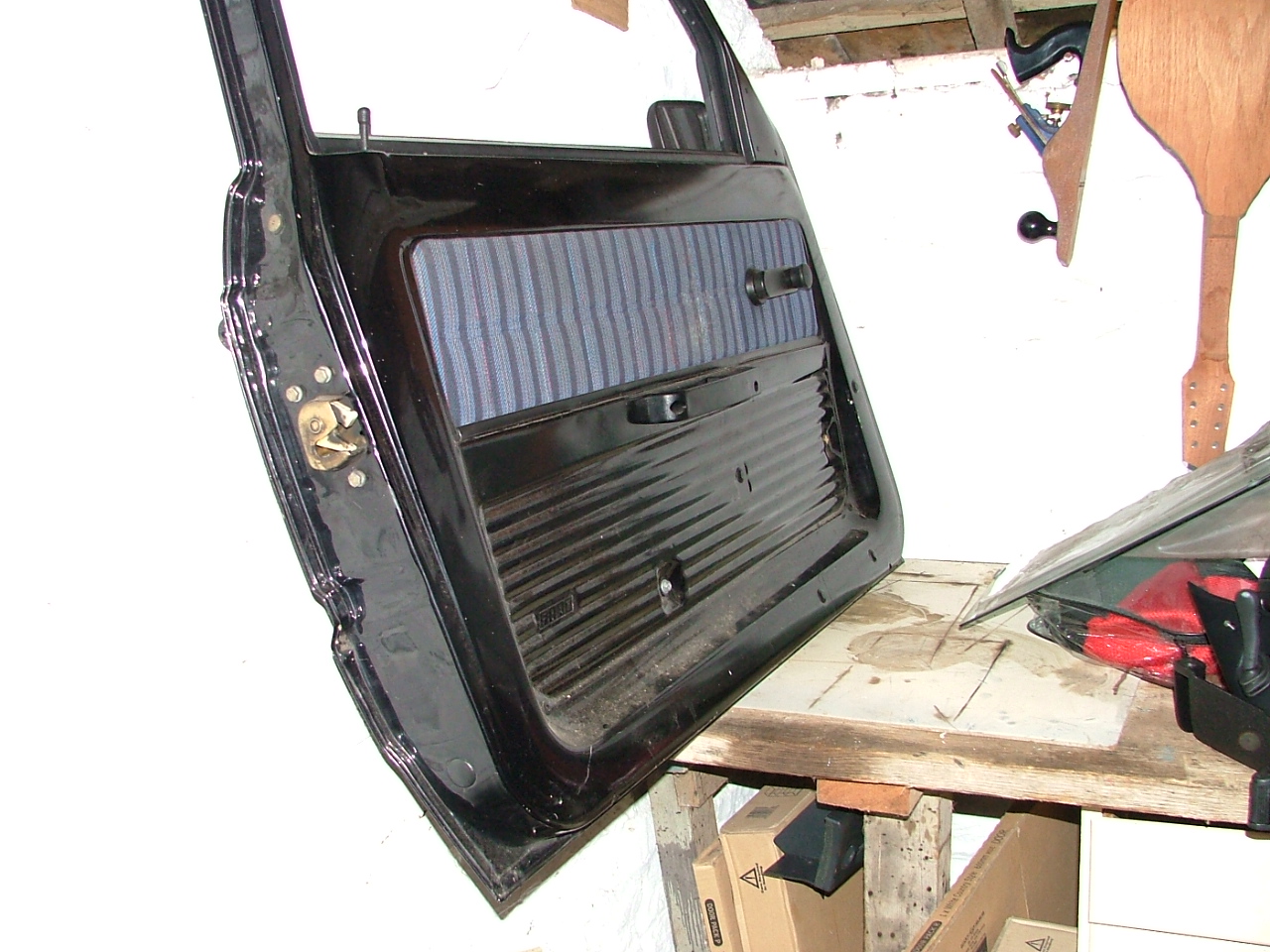 Black Classic Panda doors and bonnet