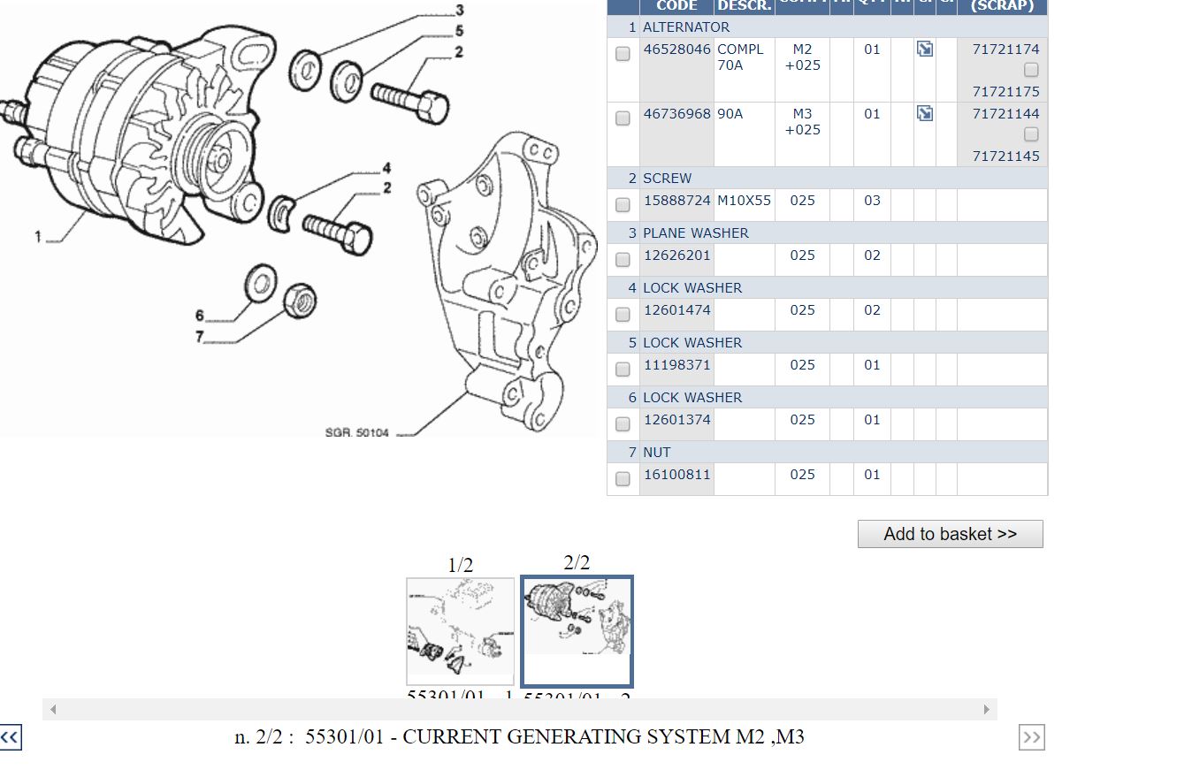 bracket ac / alternator