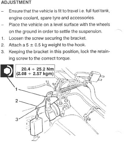 Brake Compensator Spring.