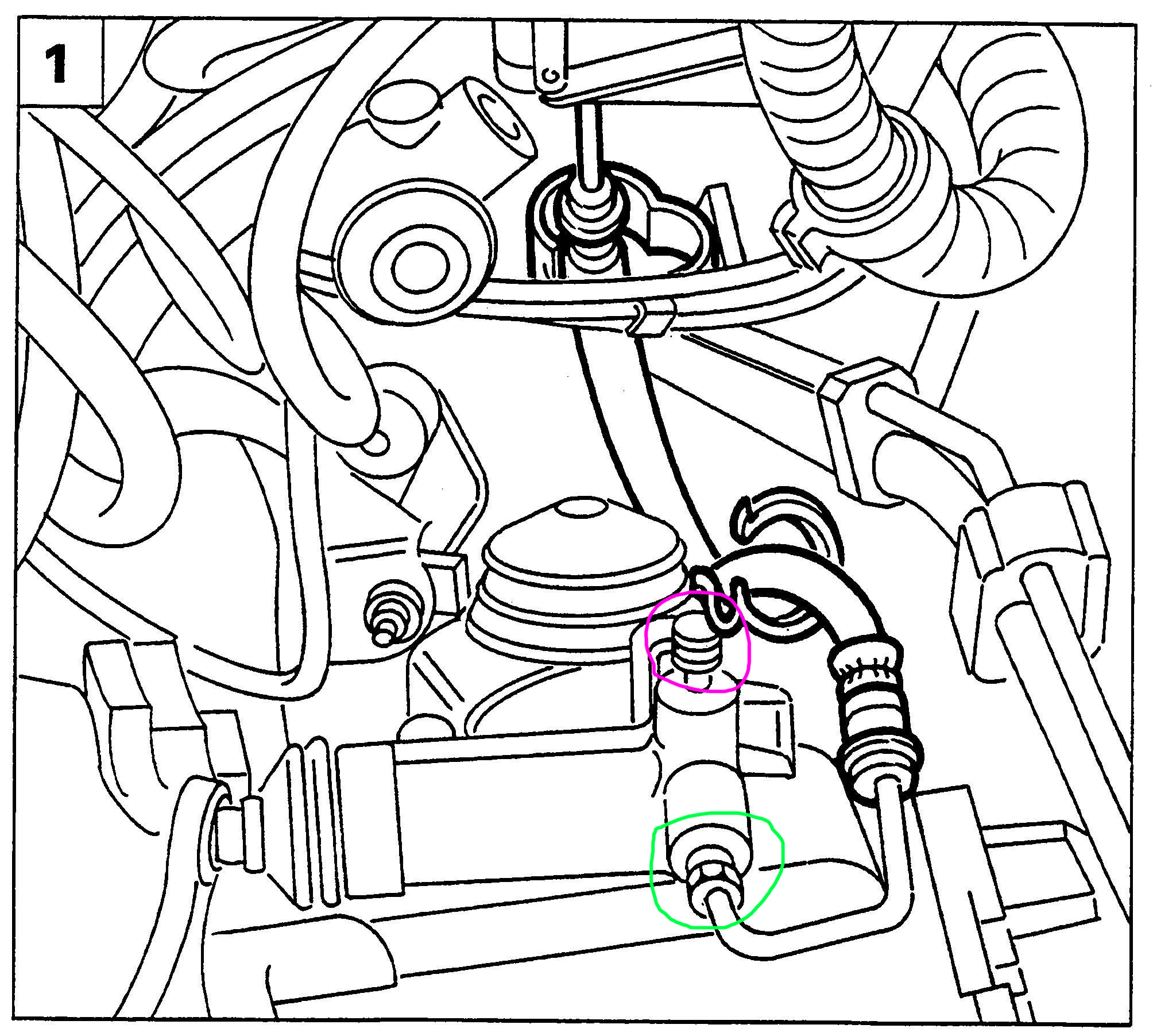 Bravo clutch slave cylinder