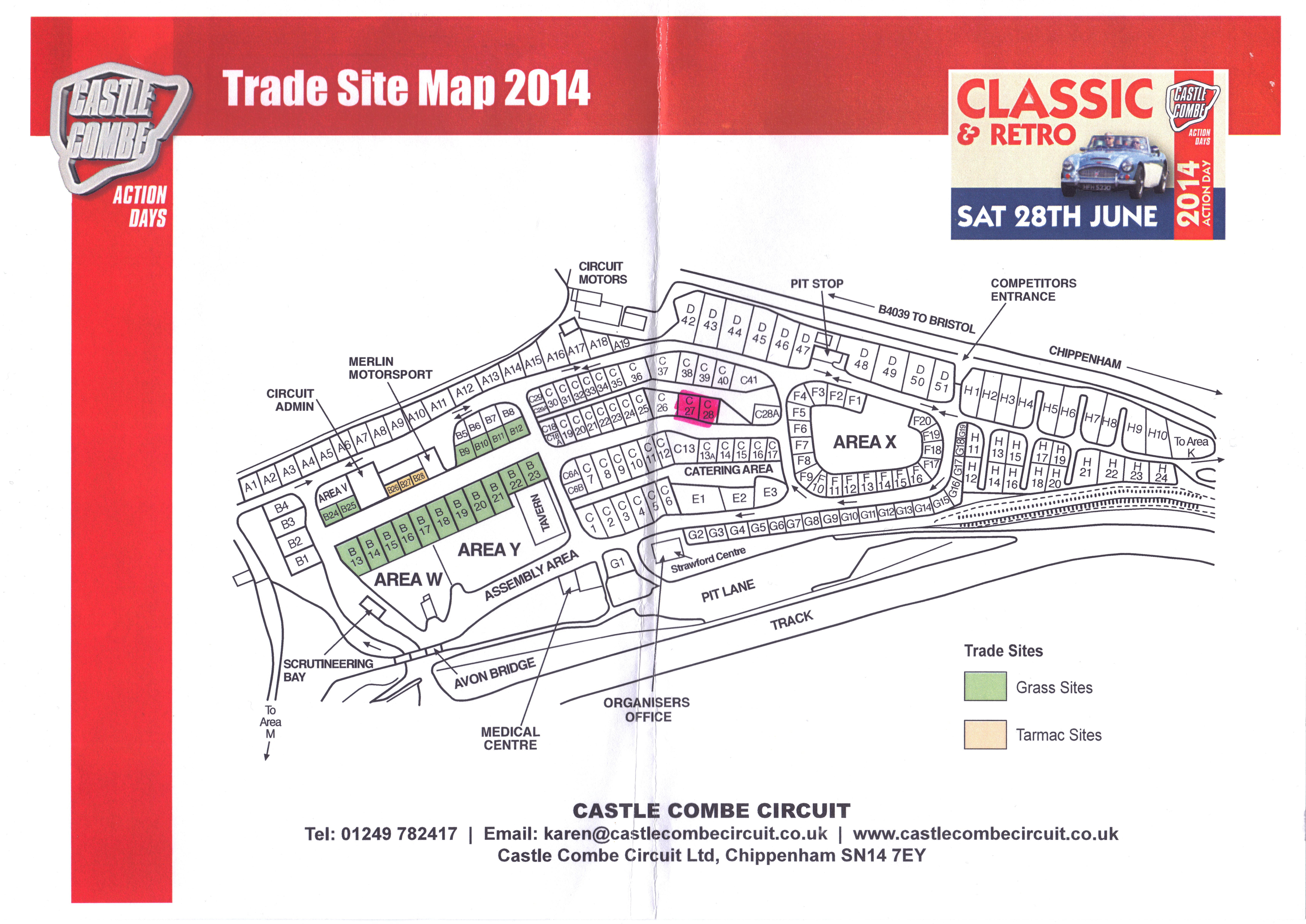 Castle Combe Map 2014