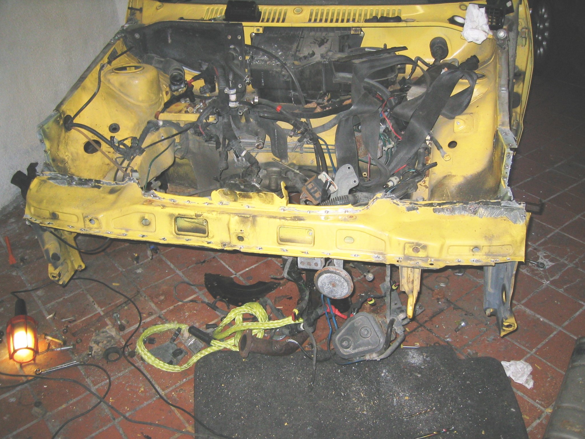 Cinq front end dismantling-1