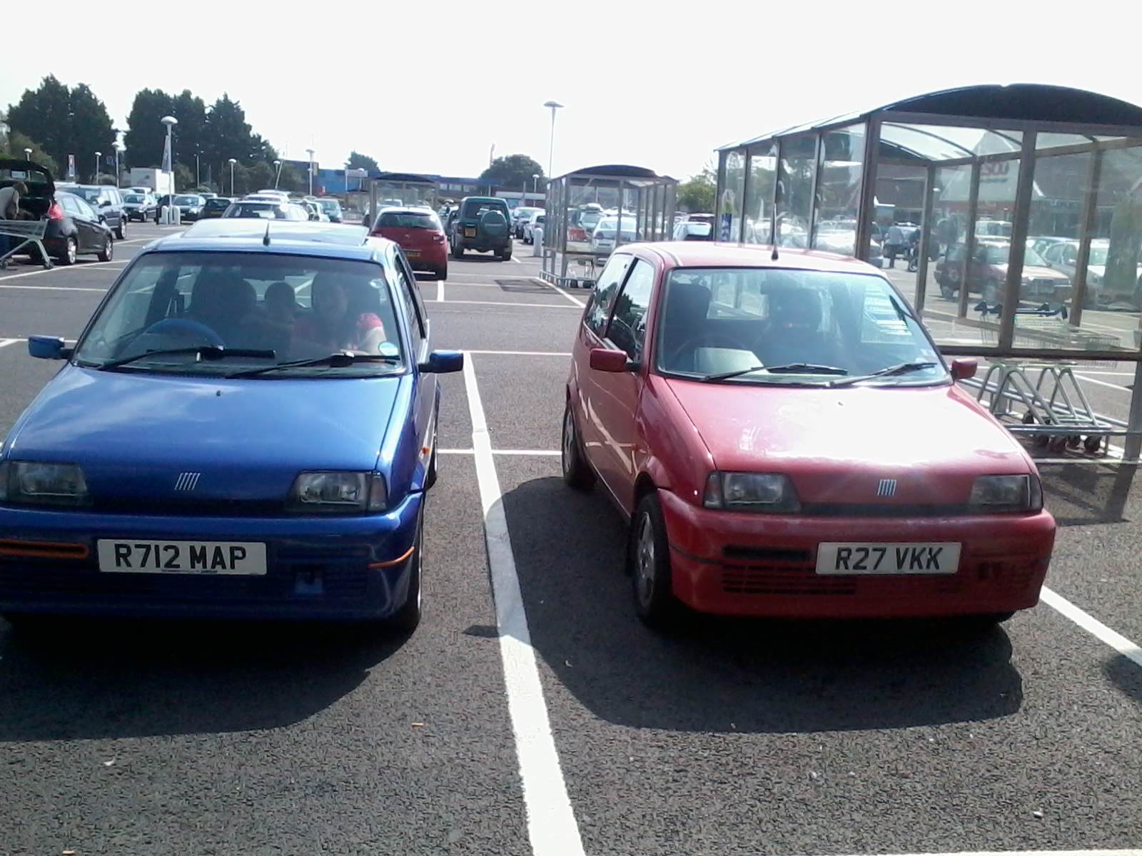 Cinqs together at Tesco's