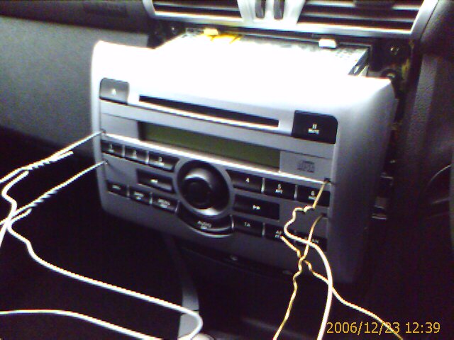 coat hanger technique to get CD player out