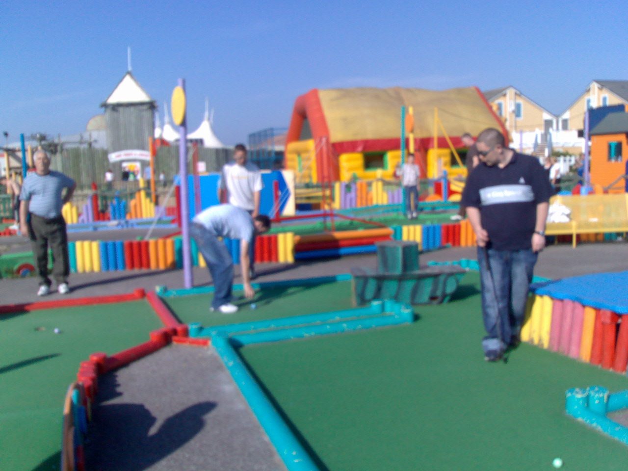 Crazy golf