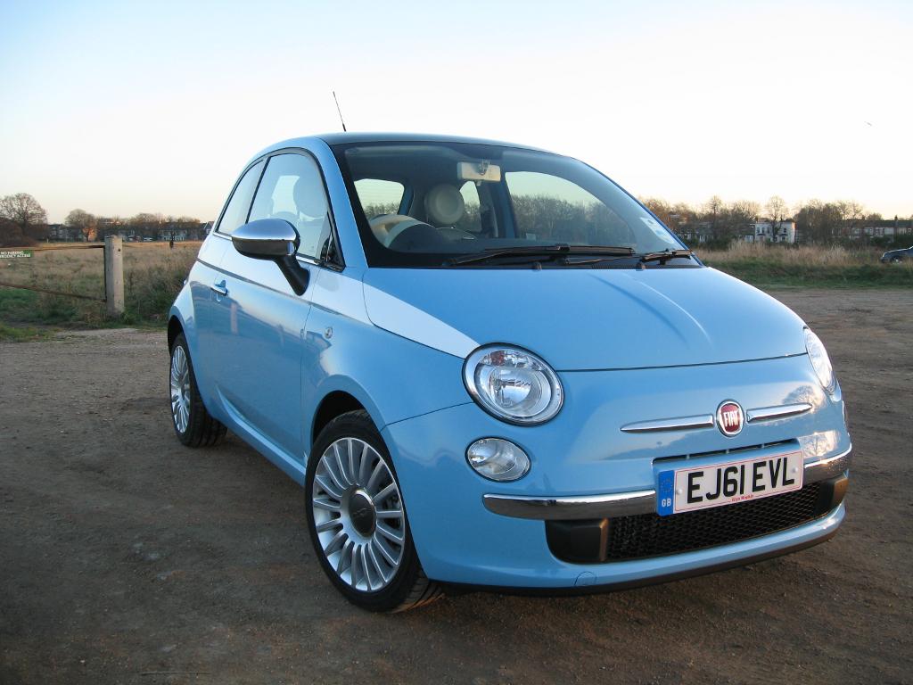 Fiat 500 Blue