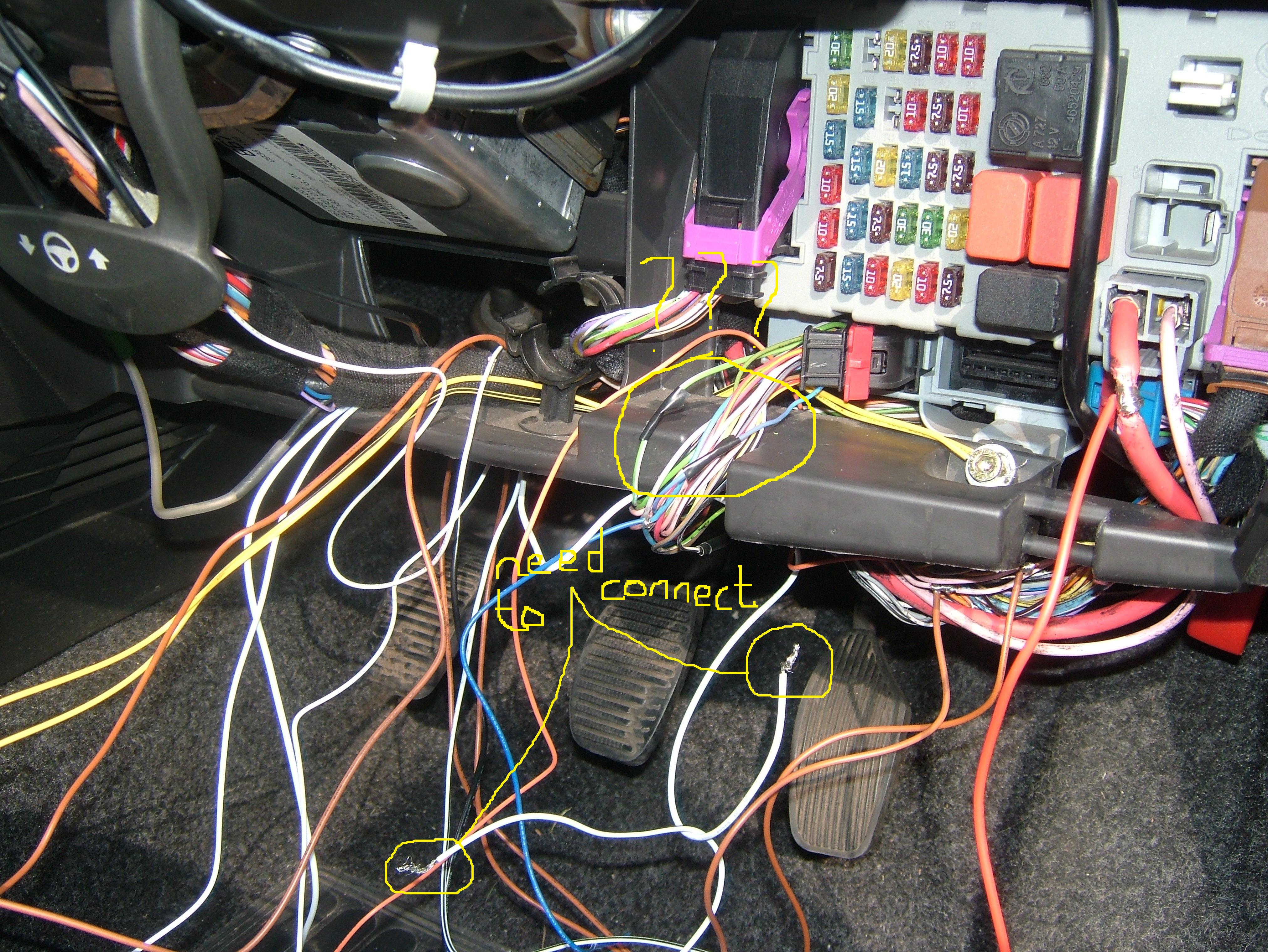 Technical: help wiring alarm - The FIAT Forum