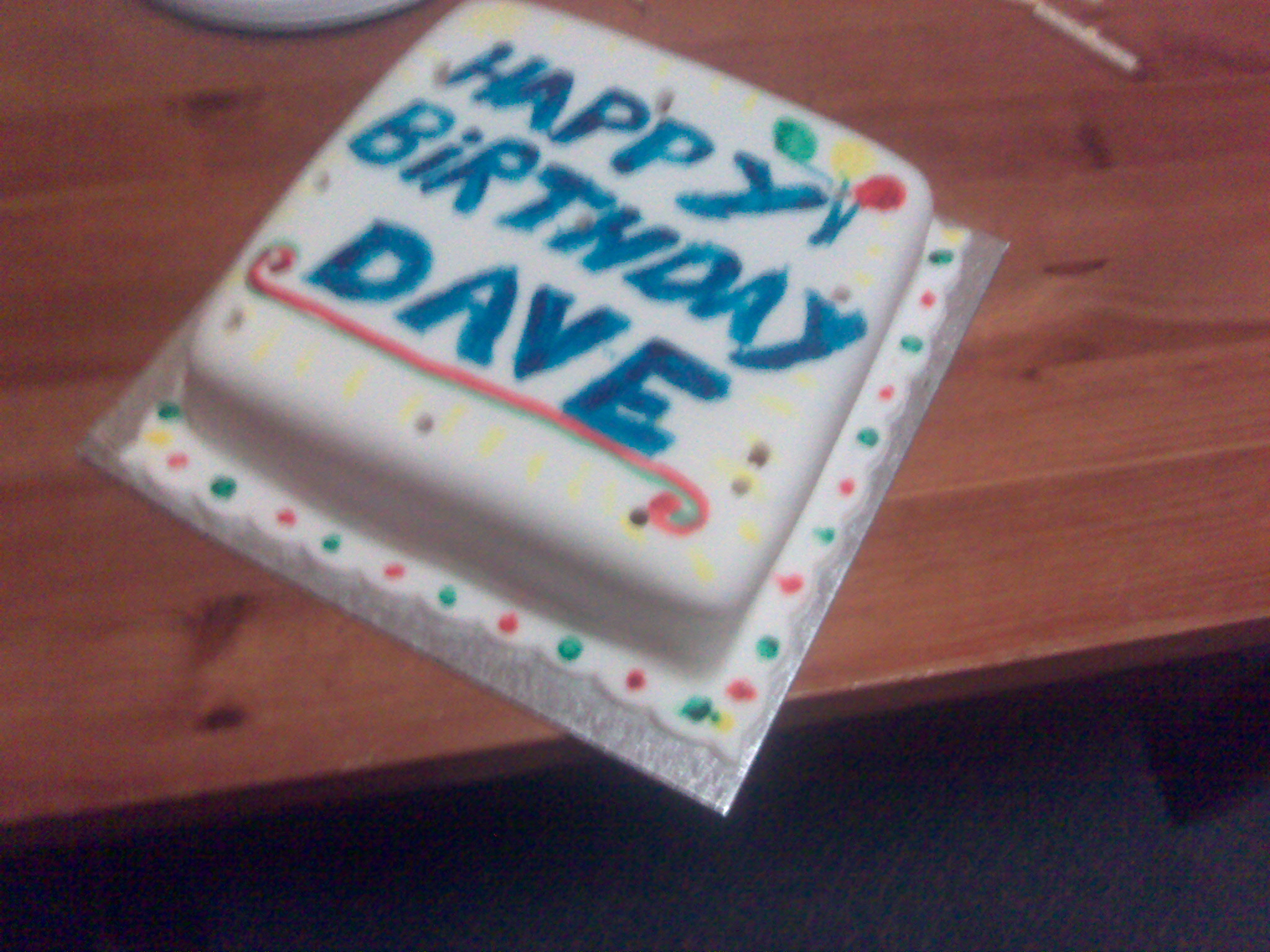 Daves Birthday cake!