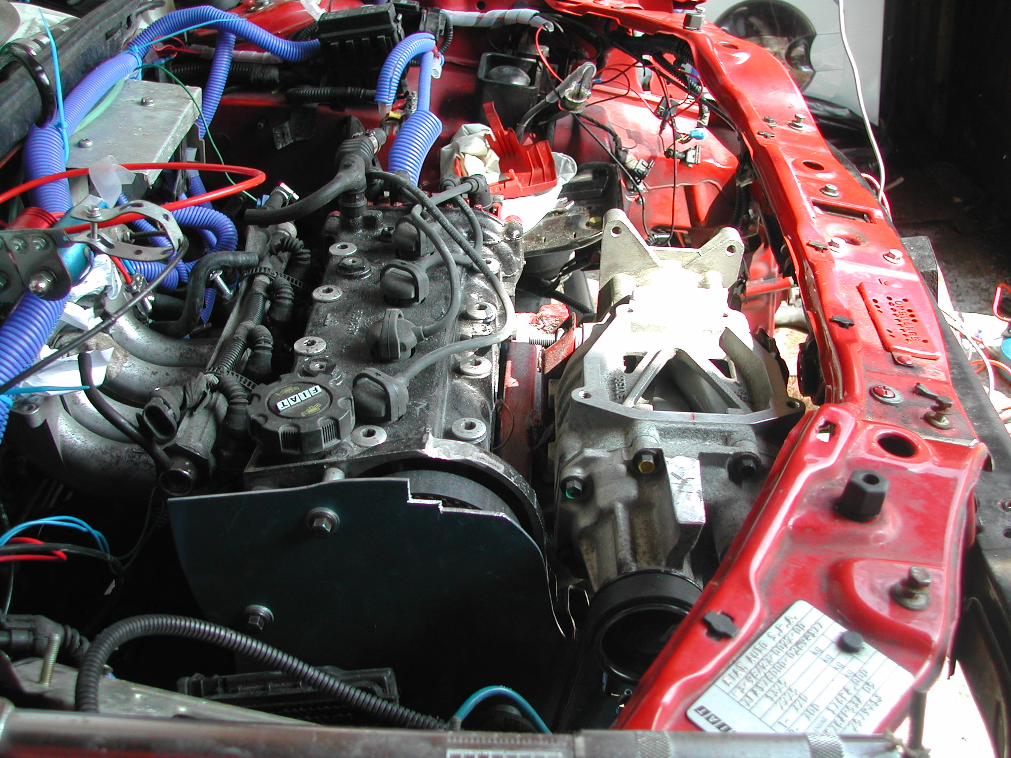 engine in drivers side