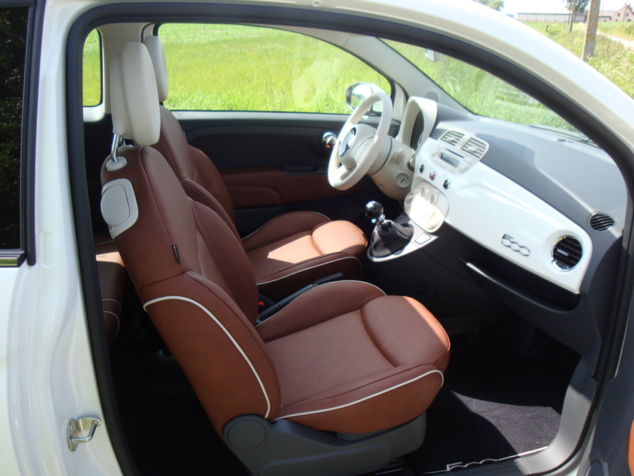 Fiat 500 Lounge 1.3 vintage leather