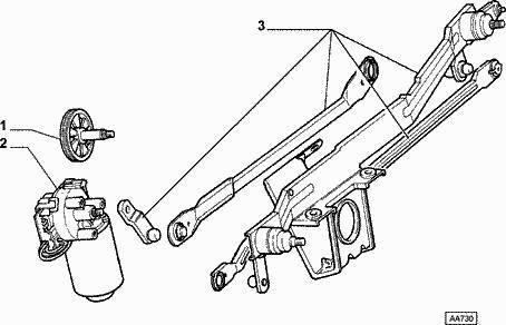 Fiat Coupe Wiper Linkage