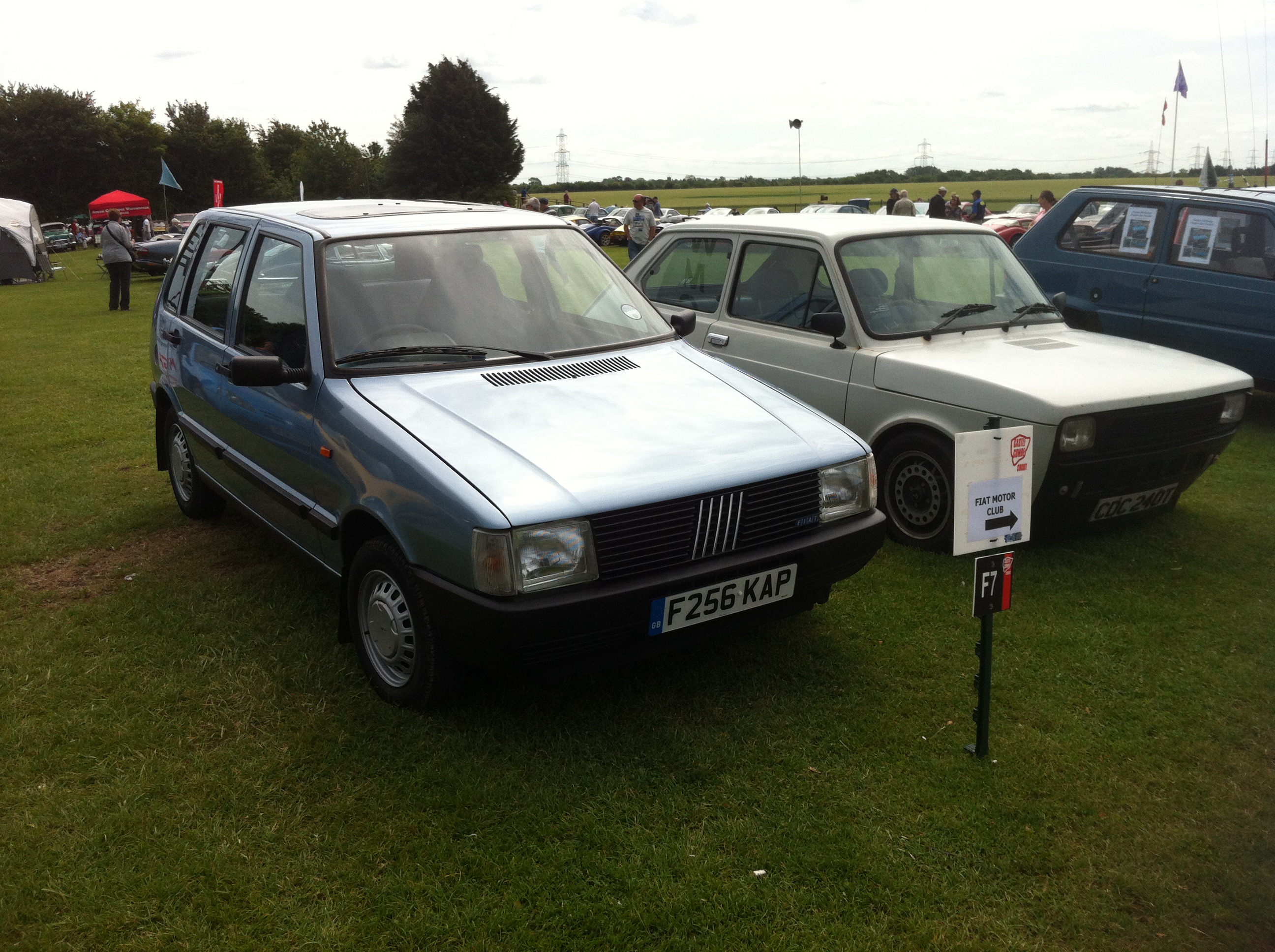 Fiat Motor club attended.