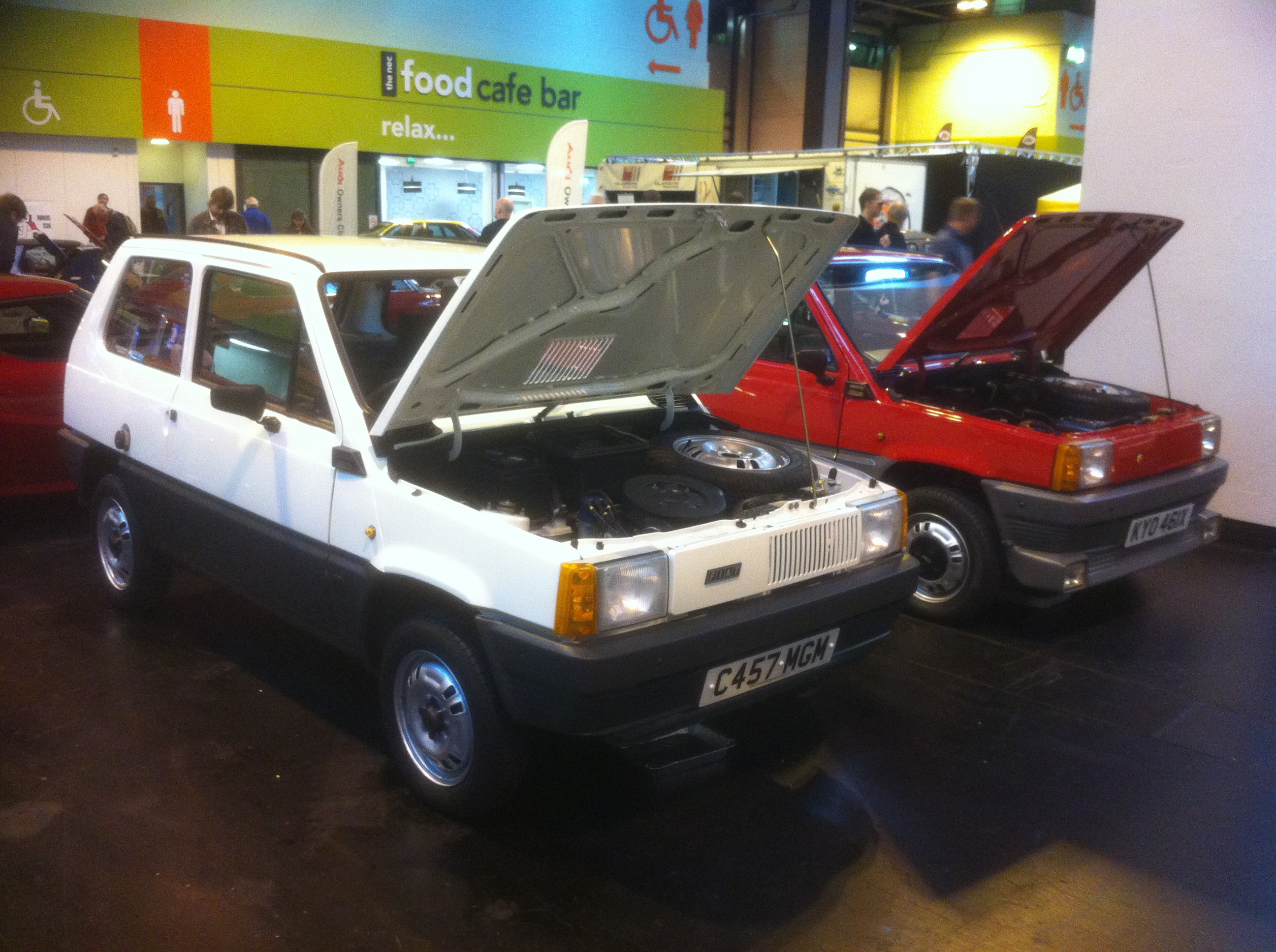 Fiat Motor club stand.