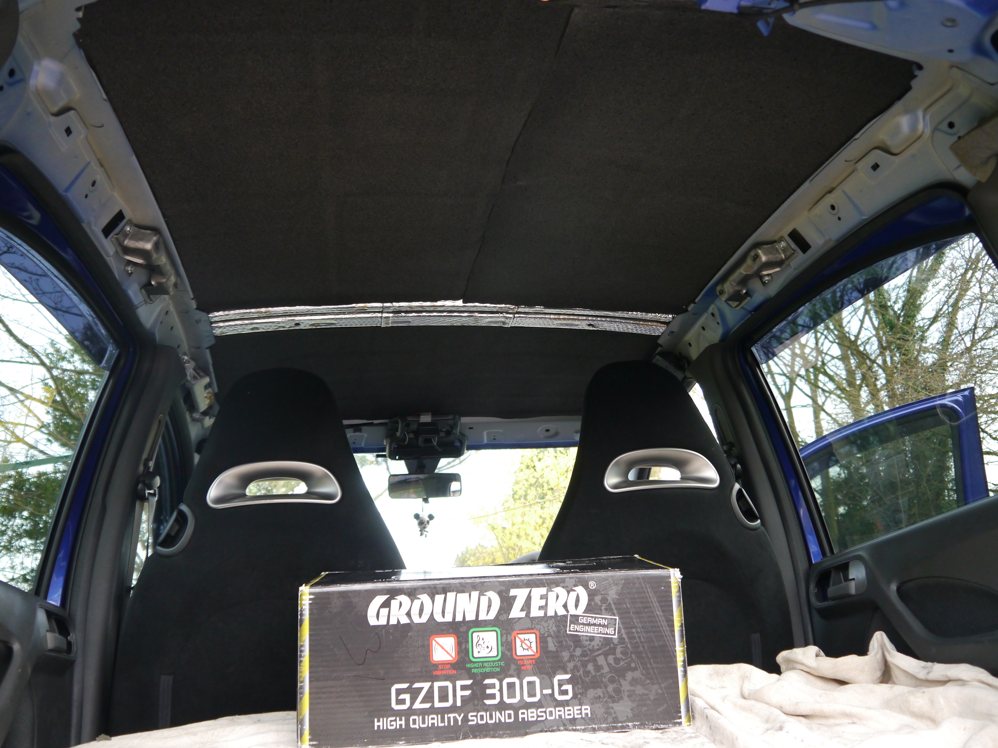 Fiat Panda 100hp - roof soundproofing 5