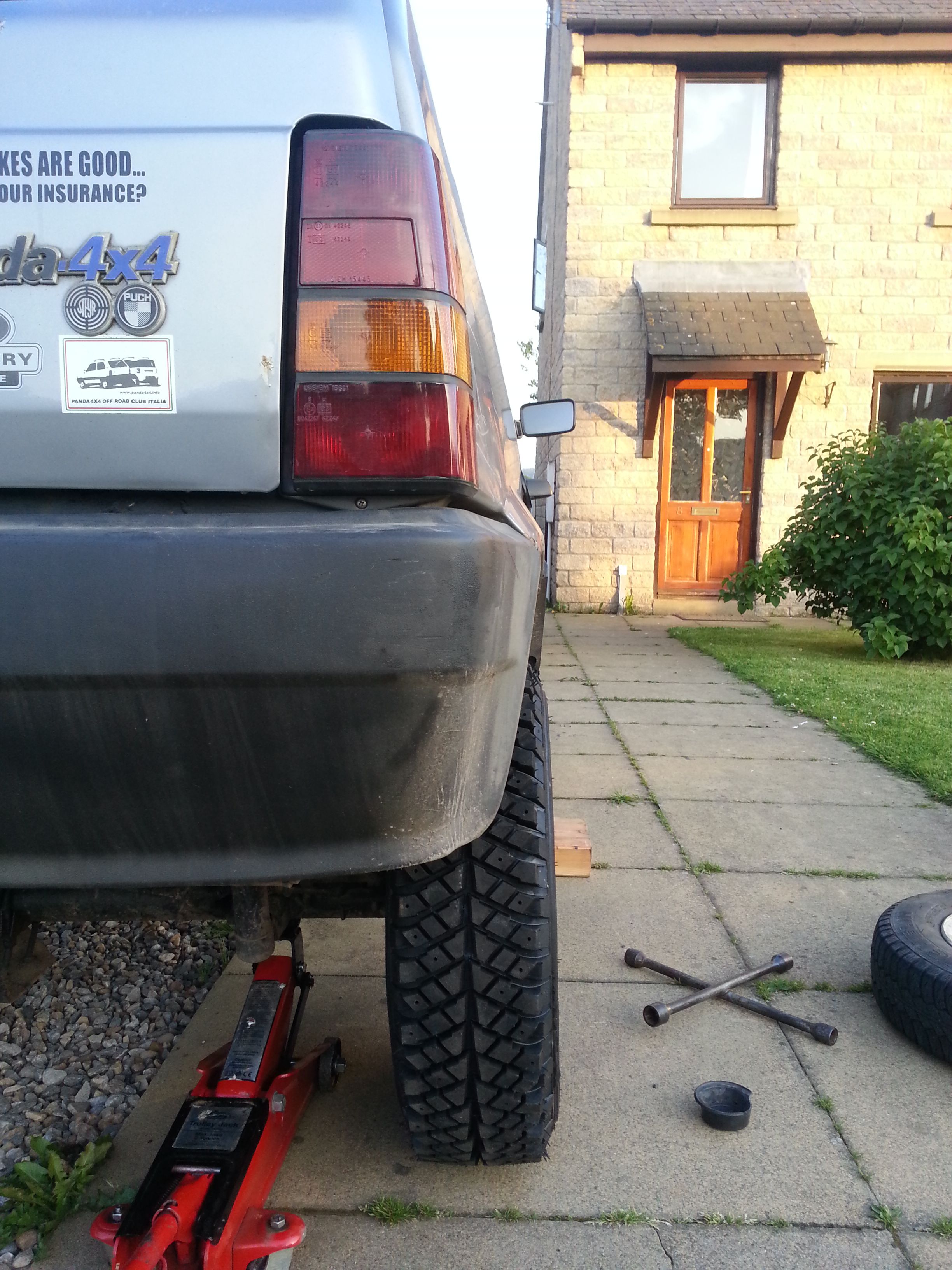 Fiat Panda 4x4 'Hadrian' big wheels