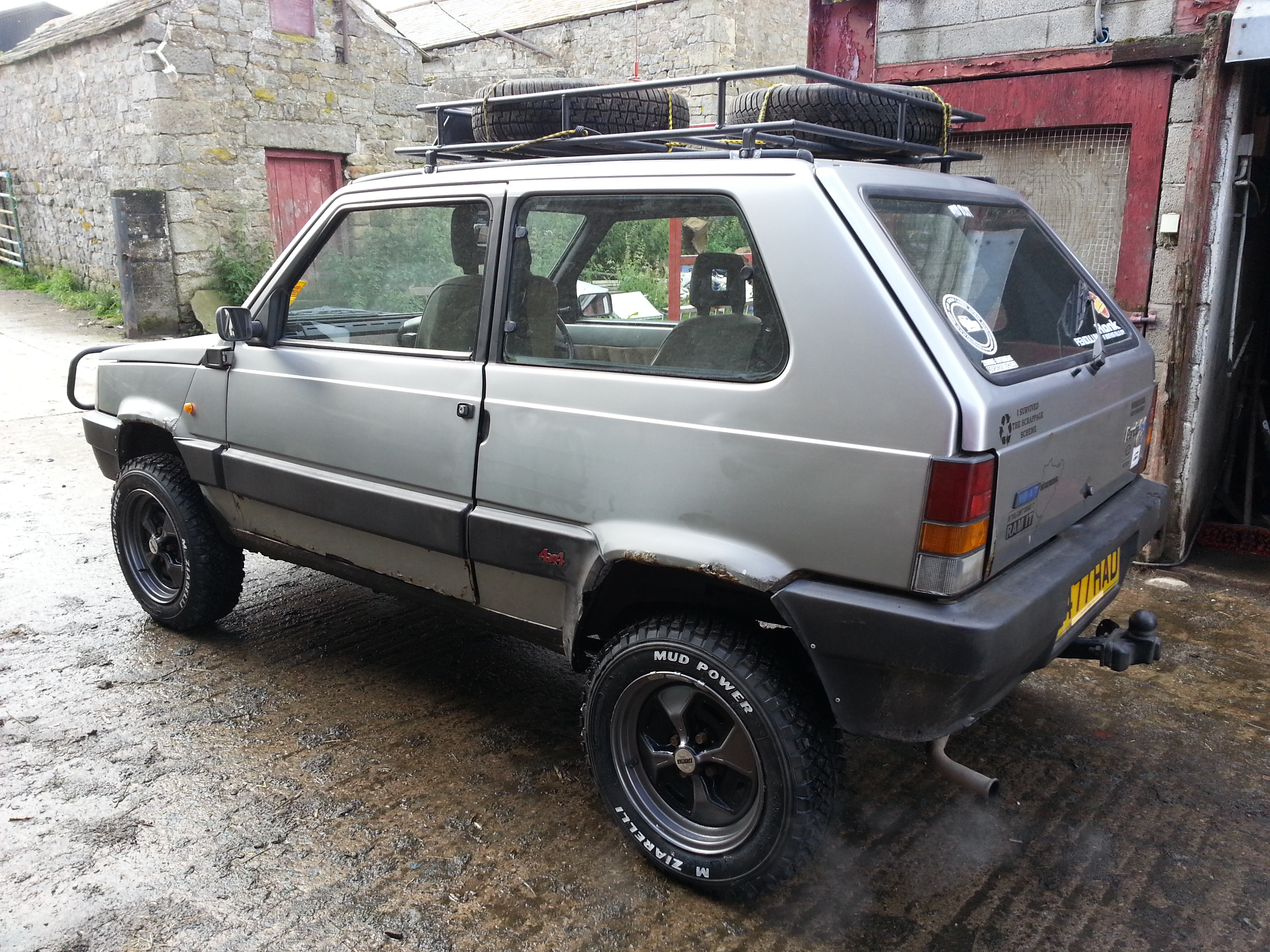 Fiat Panda 4x4 'Hadrian' big wheels