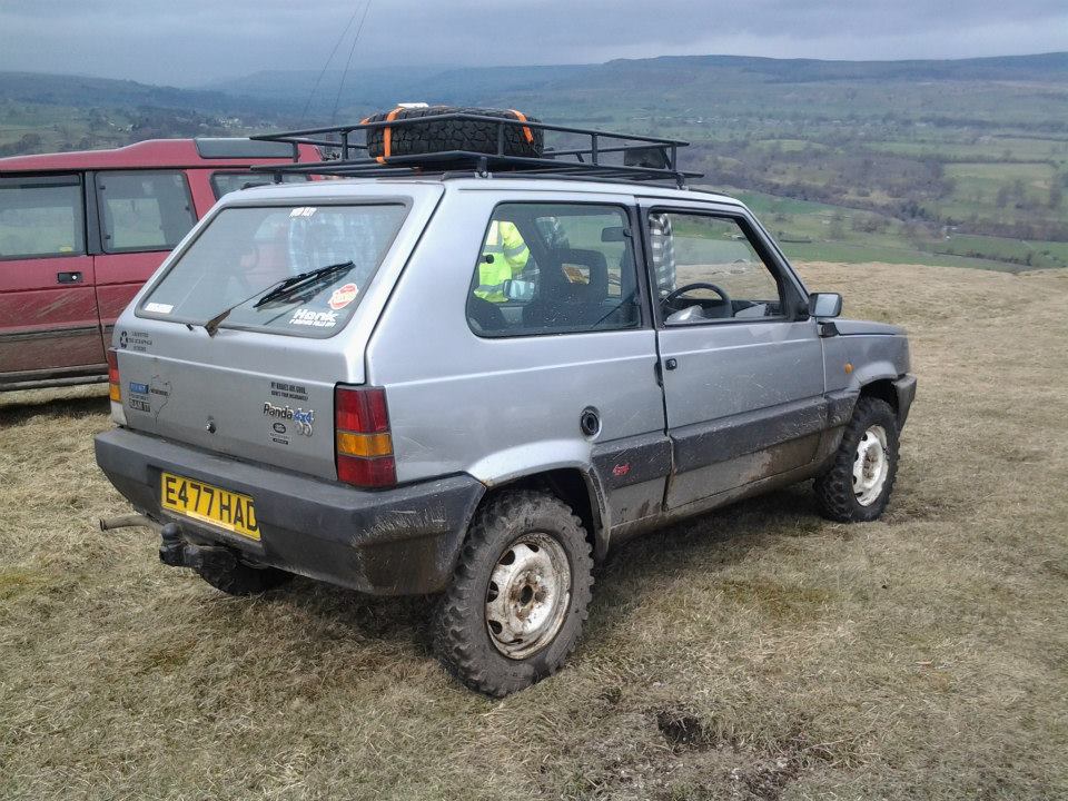 Fiat Panda 4x4 off road April 2013