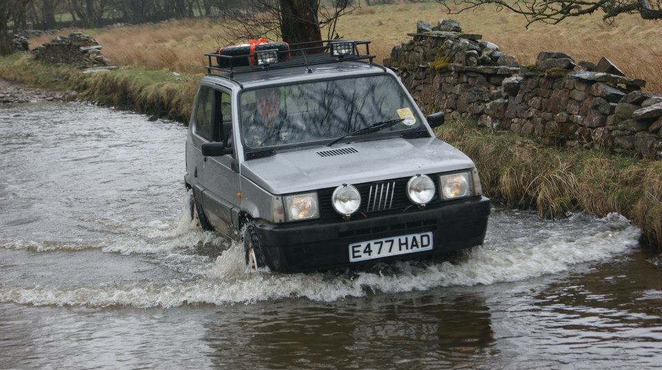 Fiat Panda 4x4 off road April 2013