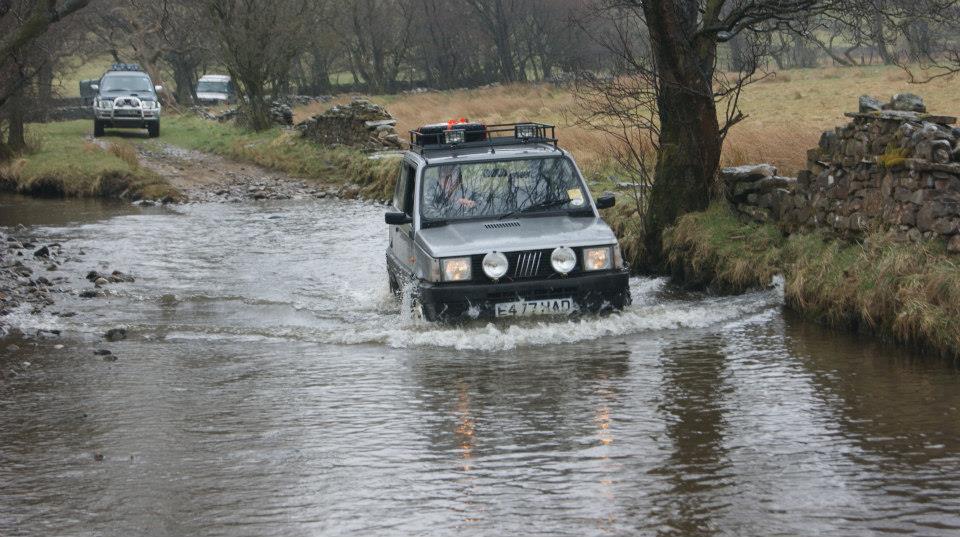Fiat Panda 4x4 off road April 2013