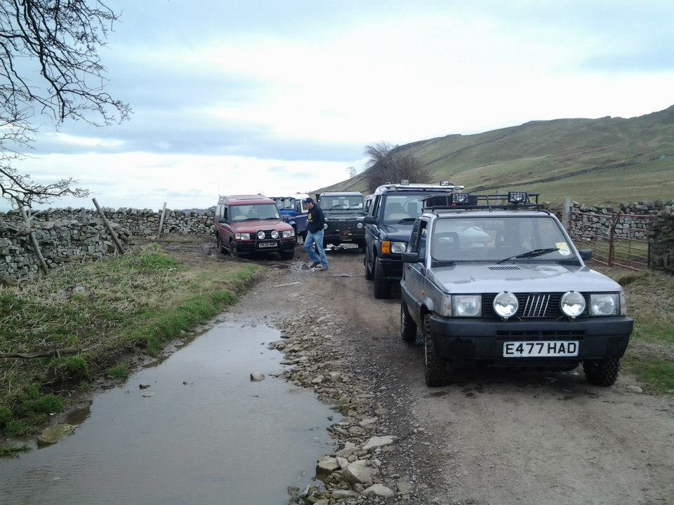 Fiat Panda 4x4 off road April 2013