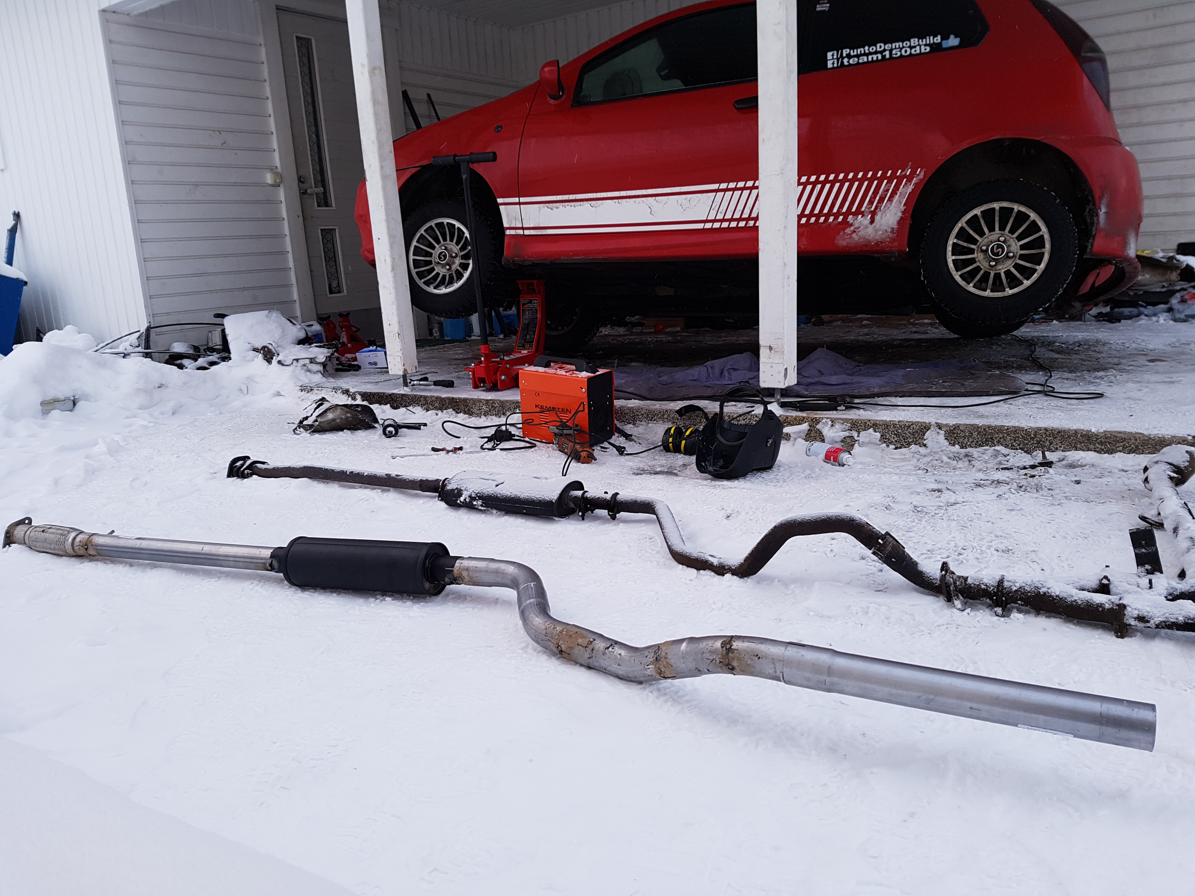 Fiat Punto Supercharged 2,5&quot; exhaust