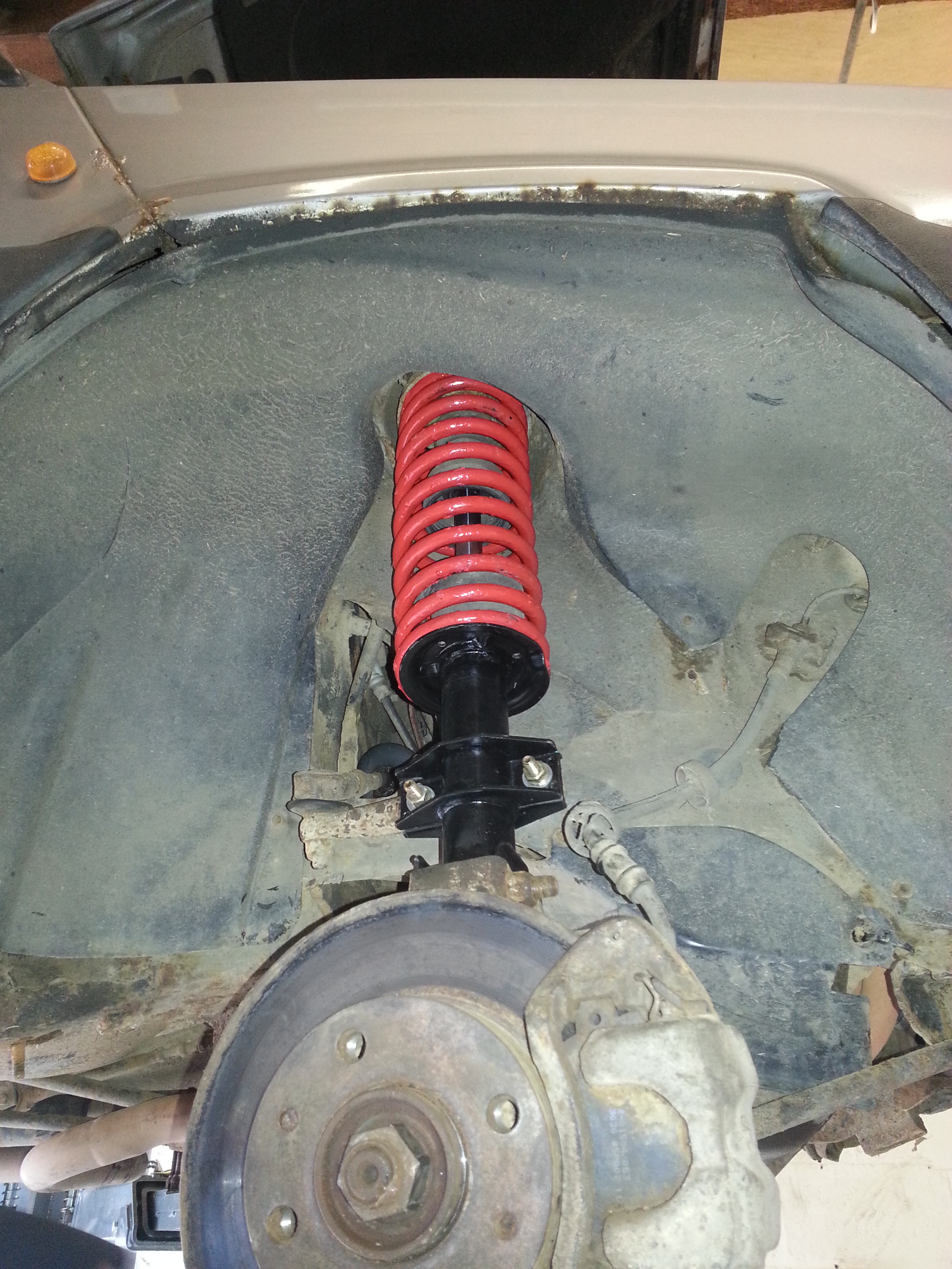 Fitting the 4x4 lift kit