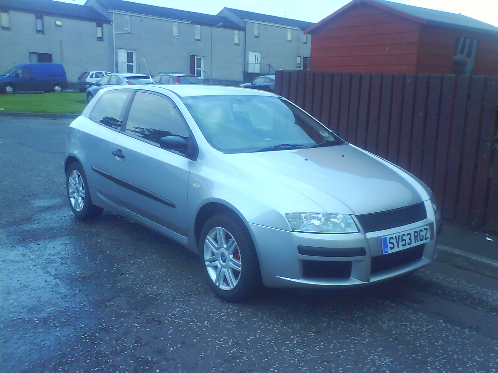 front 3/4 after callipers painted + wash