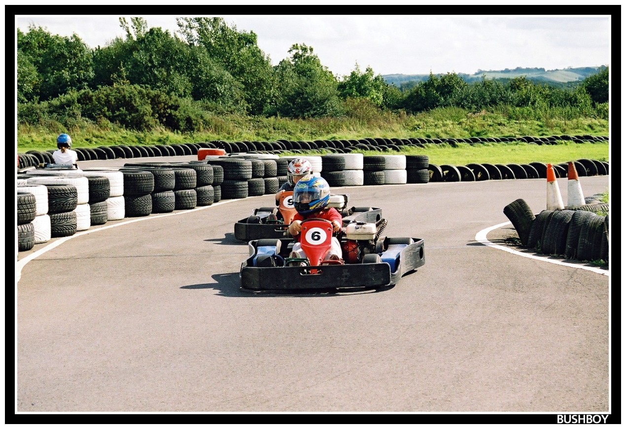 Gaydon 2006 - Some kiddies on the go karts before we got a go :-D