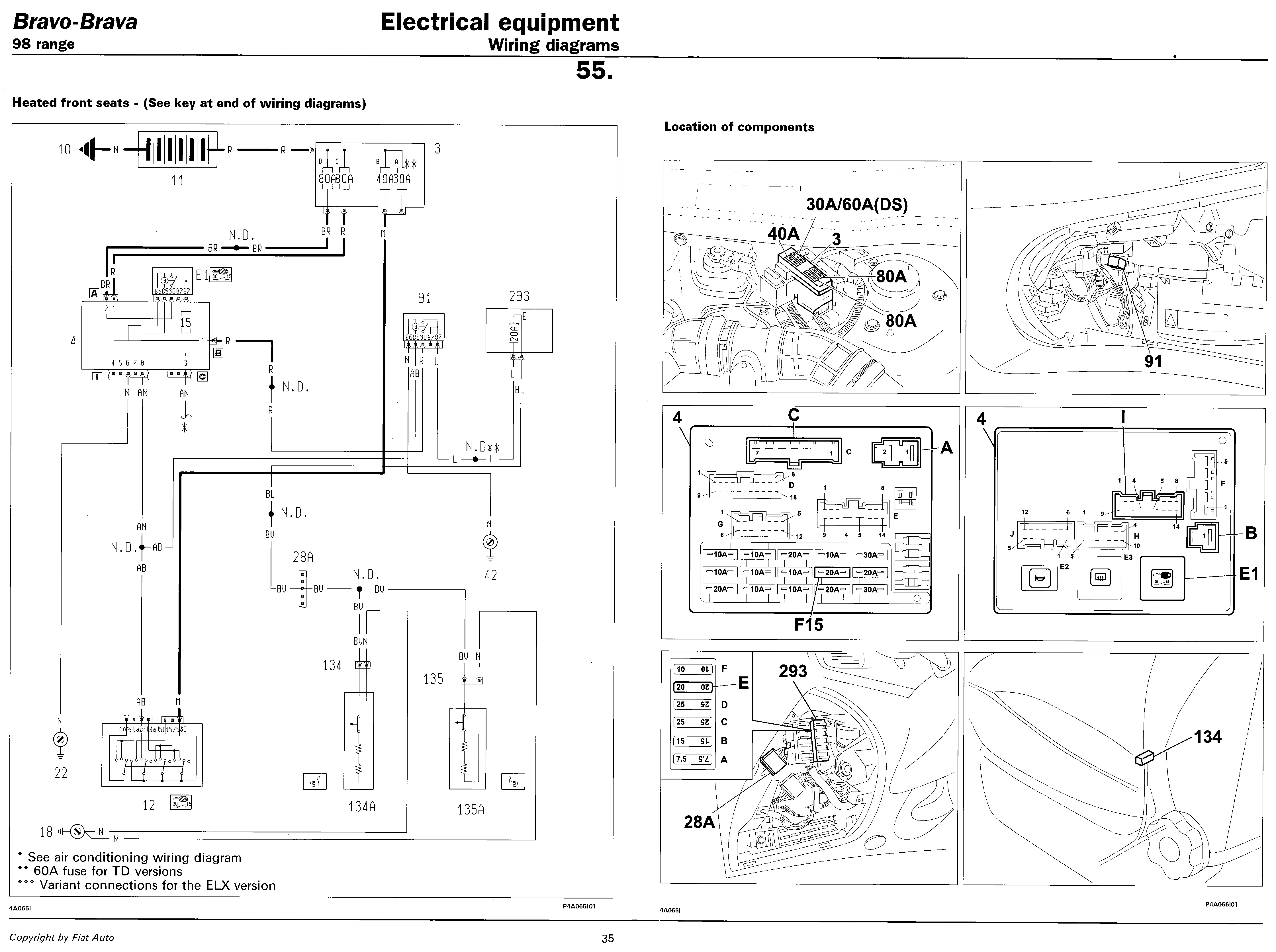 Heated Seat Wiring Diagrams The FIAT Forum