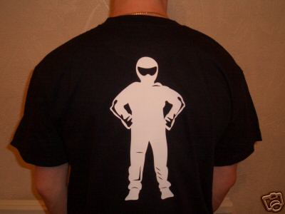 I am the stig t-shirt (back)